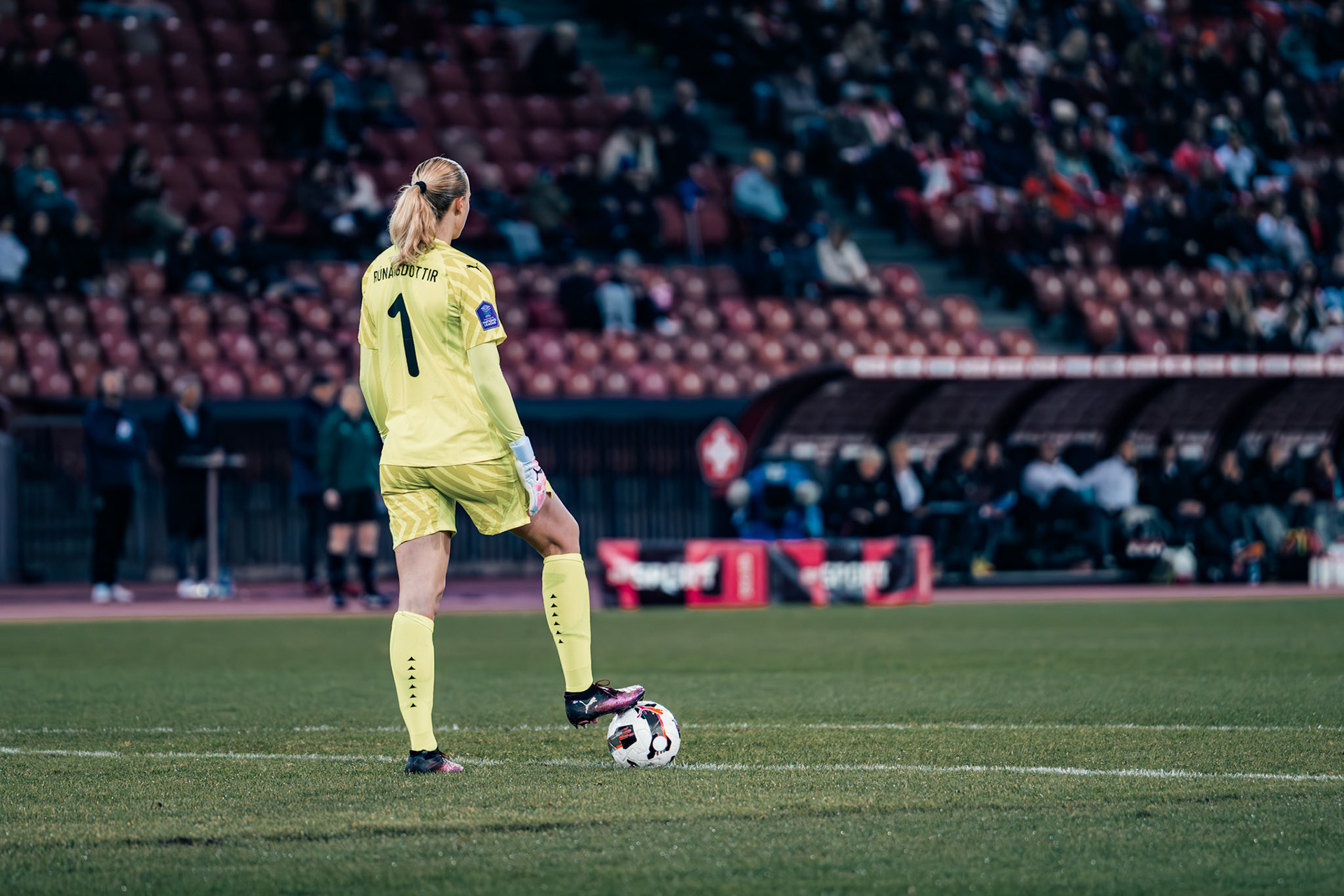UEFA Women's Nations League Suisse - Islande au Stadion Letzigrund. (Christian António/LibsVisuals.com)