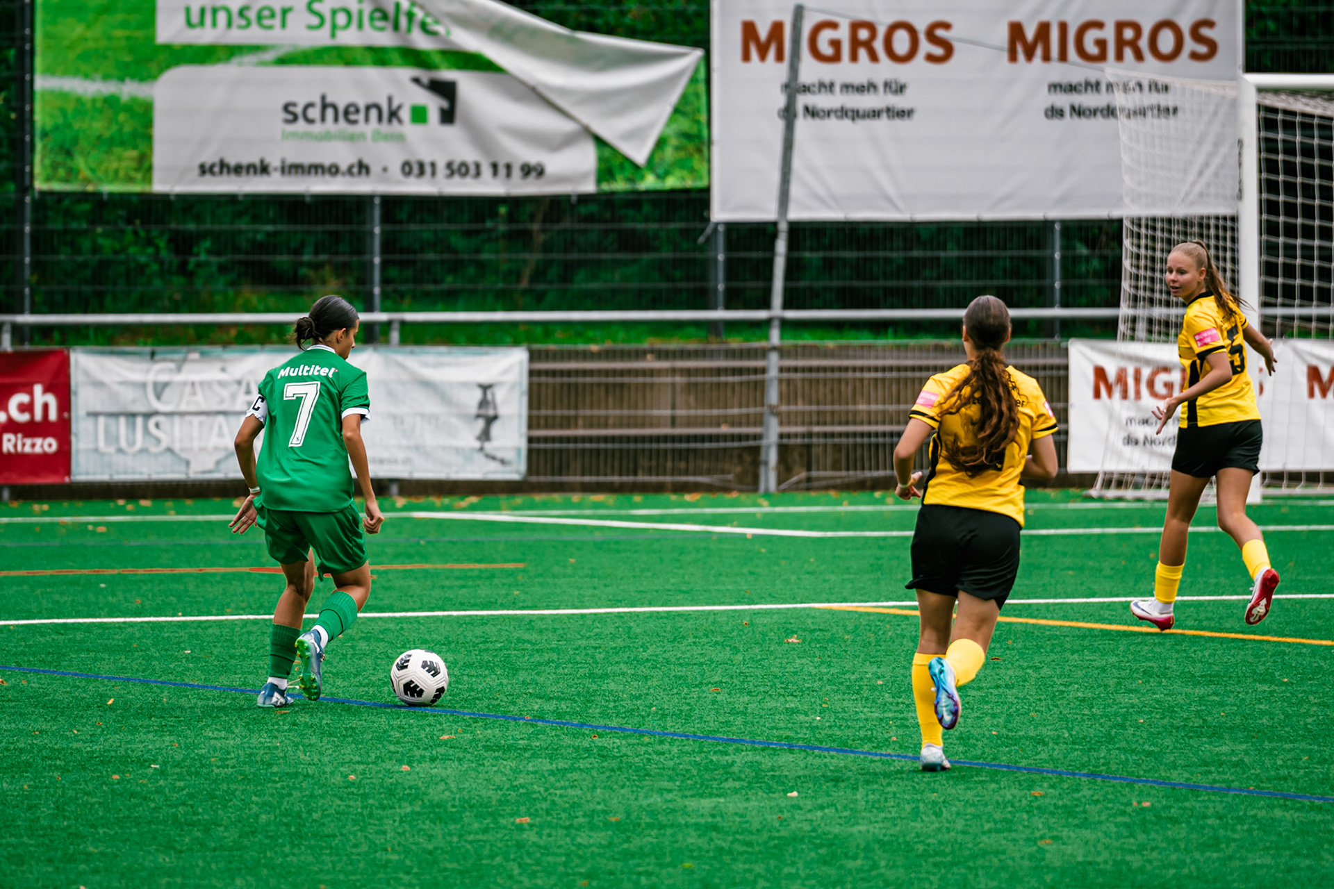 Match championnat opposant BSC YB Frauen U-20 - Yverdon Sport U-20 au Sportplatz Wyler. (Christian António/LibsVisuals.com)