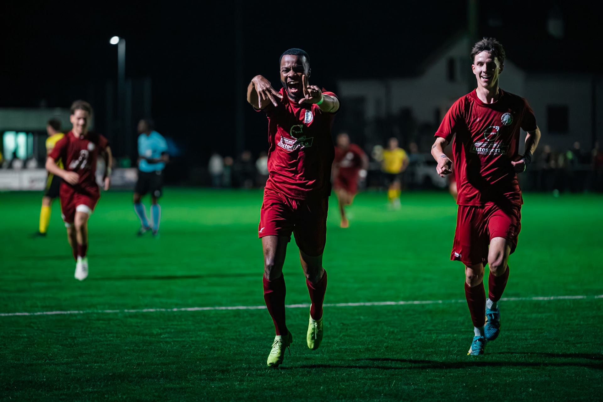 FC Domdidier et FC Cugy-Montet-Aumont-Murist I au Stade du Pâquier. (Christian António/LibsVisuals.com)