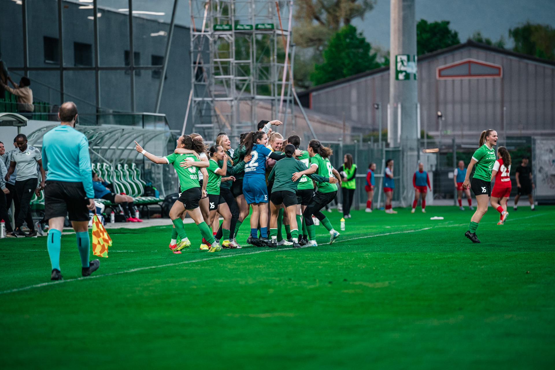Yverdon Sport FC et FC Rapperswil-Jona au Stade Municipal. (Christian António/LibsVisuals.com)