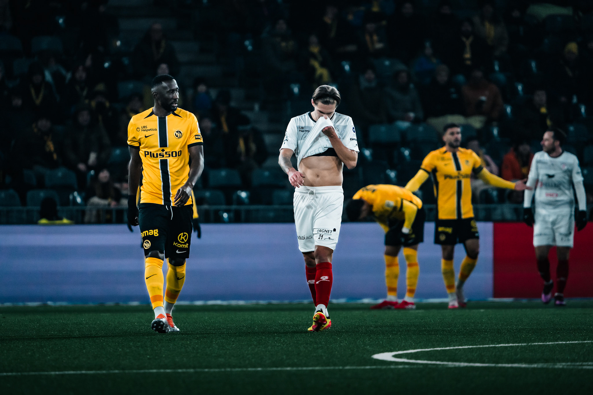 Loïc Lüthi, Défenseur du FC Winterthur lors du match entre BSC Young Boys et FC Winterthur au Stadion Wankdorf. (Christian António/LibsVisuals.com)