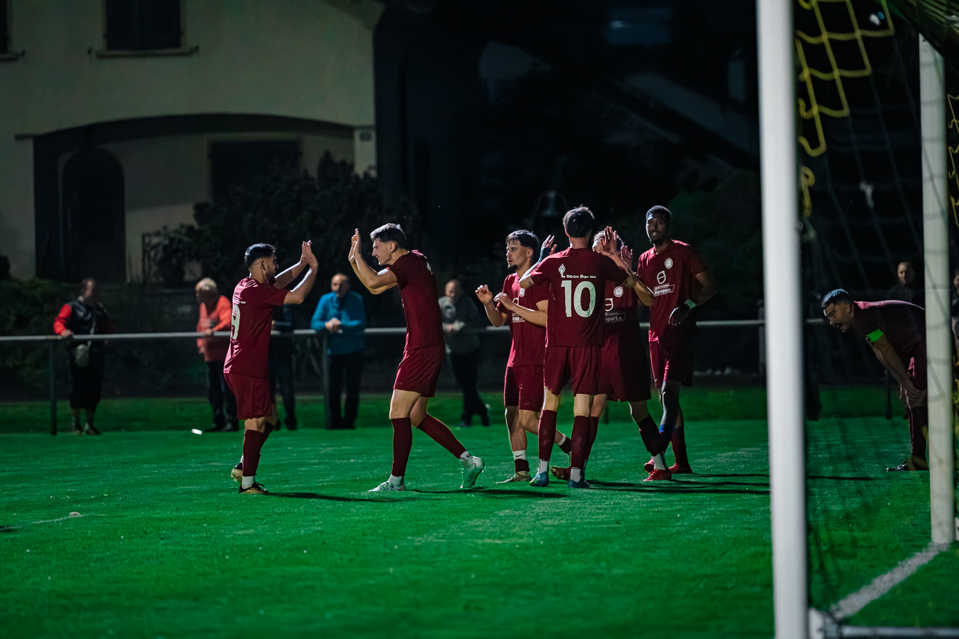 FC Domdidier et FC Cugy-Montet-Aumont-Murist I au Stade du Pâquier. (Christian António/LibsVisuals.com)