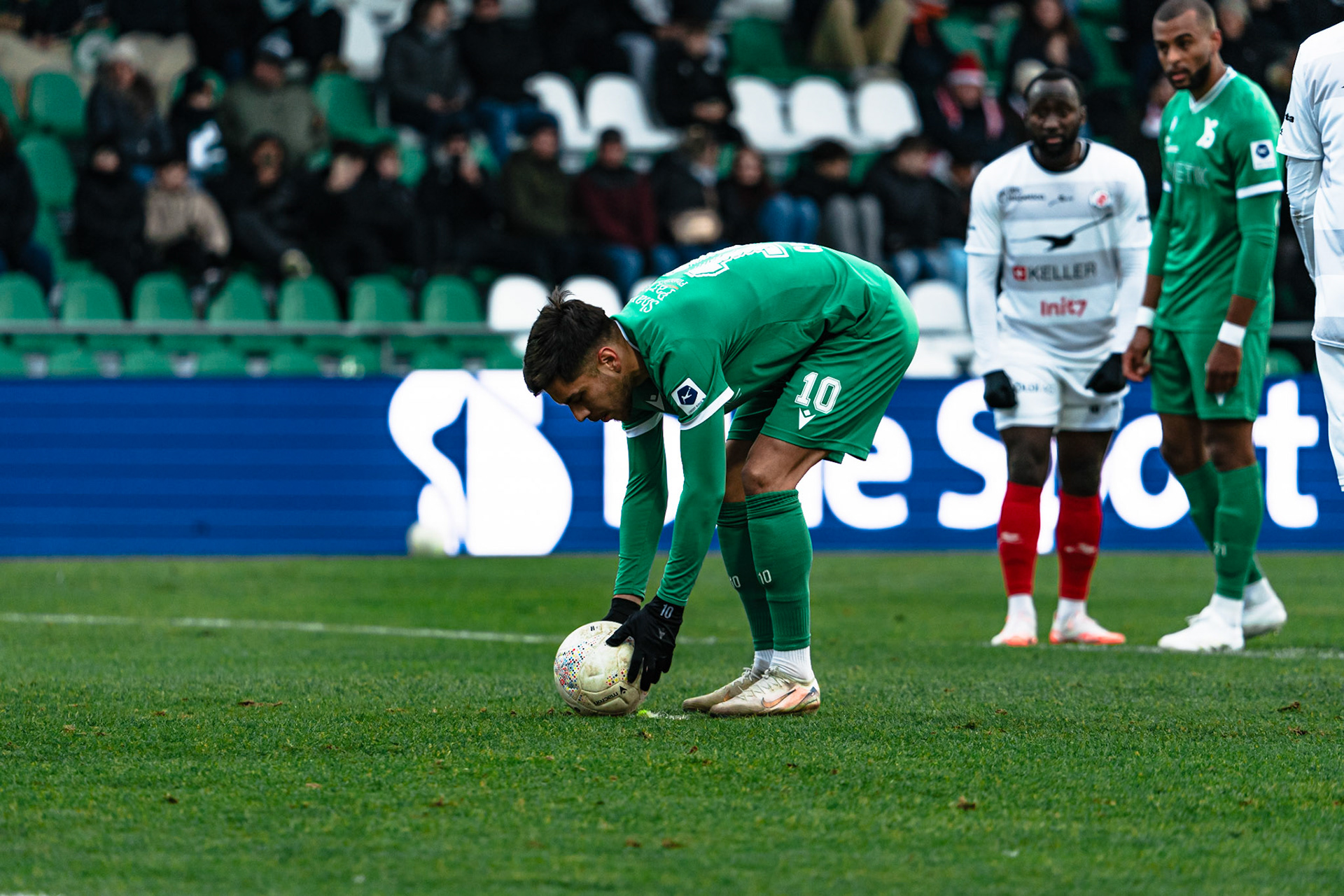 Yverdon Sport FC et FC Winterthur au Stade Municipal. (Christian António/LibsVisuals.com)