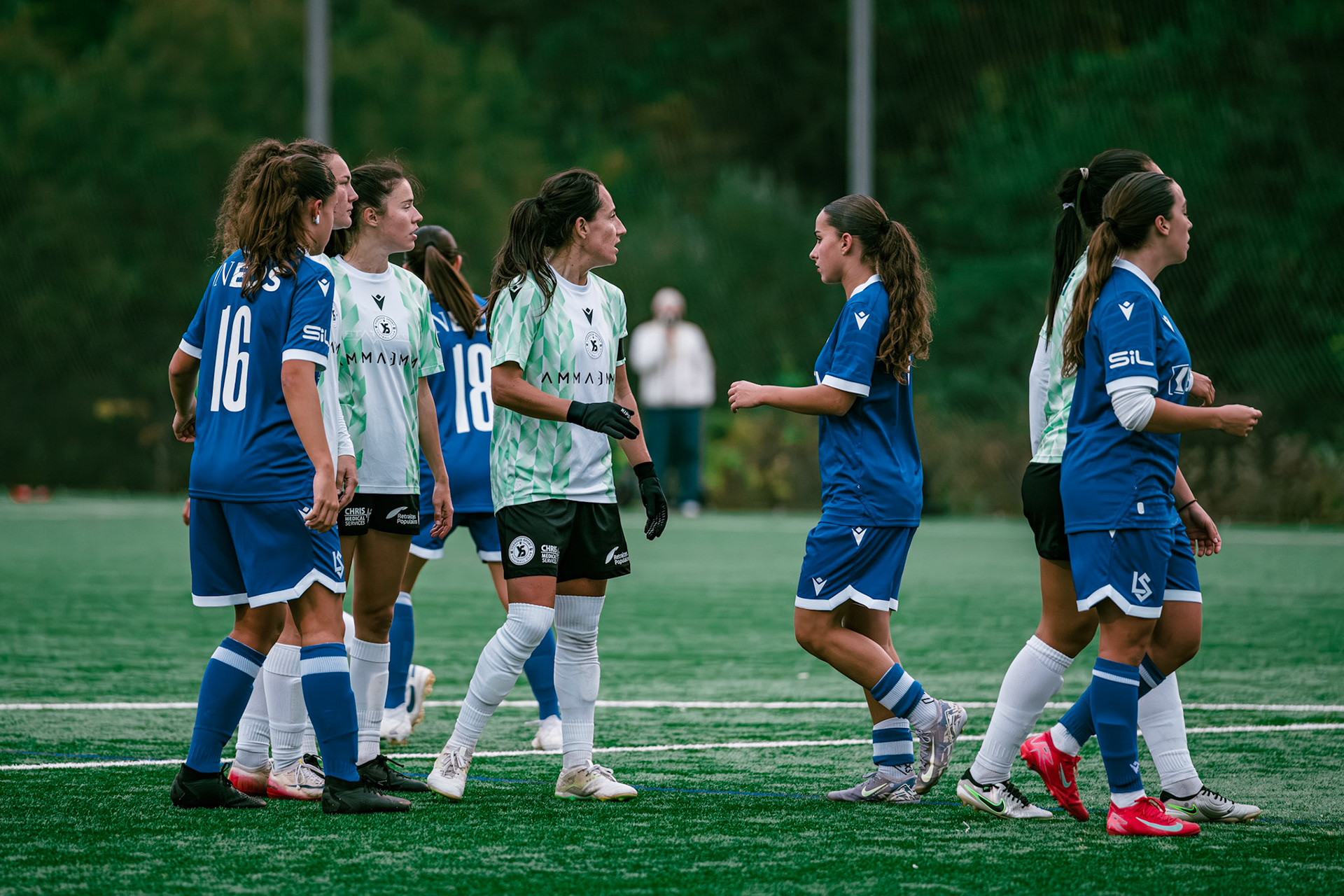 Match AXA Women’s Cup (1/16 de finale) opposant FC Lausanne-Sport et Yverdon Sport FC au Centre sportif de la Tuilière. (Christian António/LibsVisuals.com)