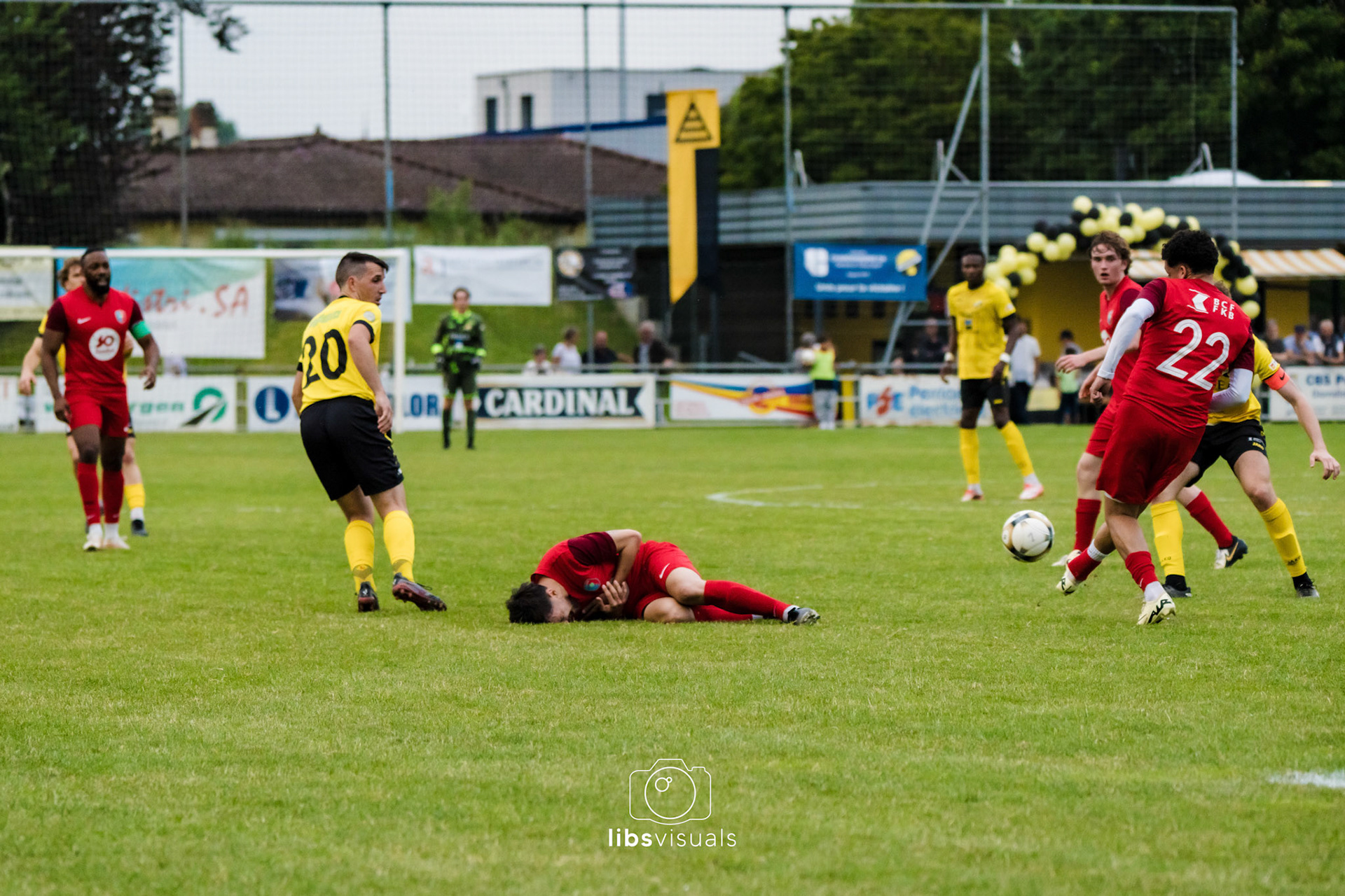 Match de barrage - promotion 3ème ligue FC Domdidier I - FC Richemond I au Stade du Pâquier  à Domdidier