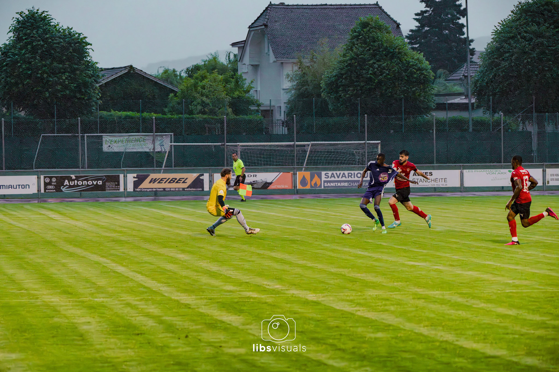 Match de barrage - Promotion 3ème ligue FC Iliria Payerne - FC Champvent au Stade Municipal à Payerne