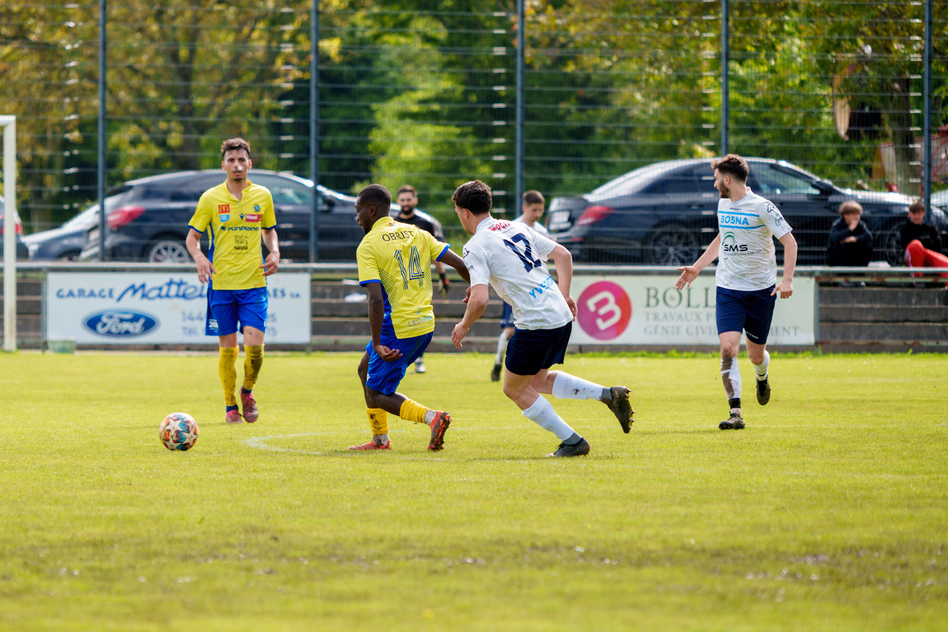 Match 2ème Ligue FC Bosna Yverdon - FC Vevey Sport II au Stade Sous-Ville à Baulmes