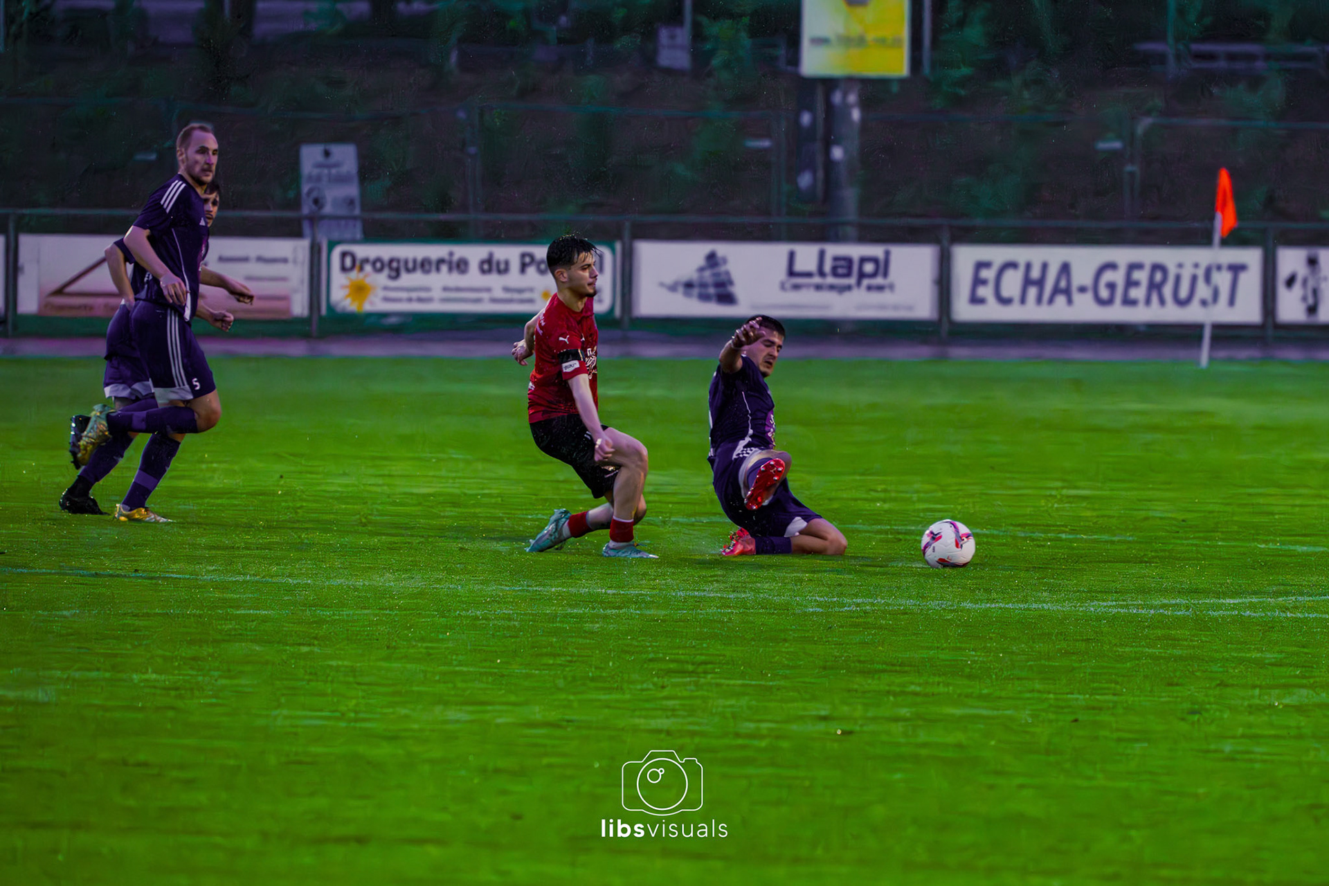 Match de barrage - Promotion 3ème ligue FC Iliria Payerne - FC Champvent au Stade Municipal à Payerne