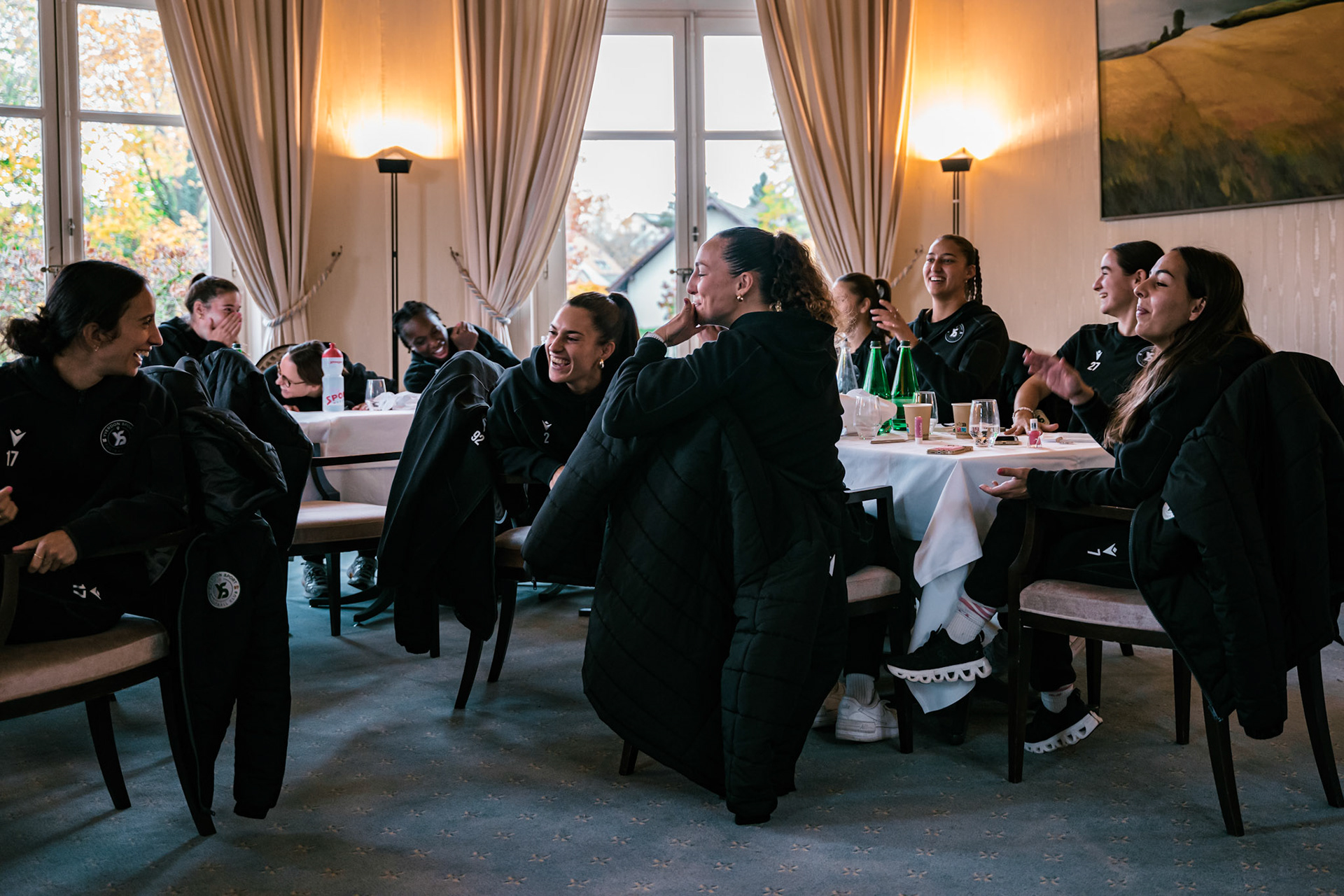 Match de championnat LNB féminine opposant Yverdon Sport FC et le FC Lugano au Stade Municipal, Yverdon-les-Bains. (Christian António / LibsVisuals.com)