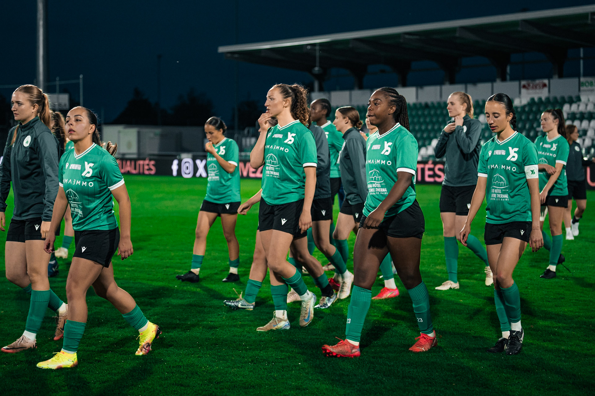 Yverdon Sport FC et Frauenteam Thun Berner-Oberland au Stade Municipal. (Christian António/LibsVisuals.com)