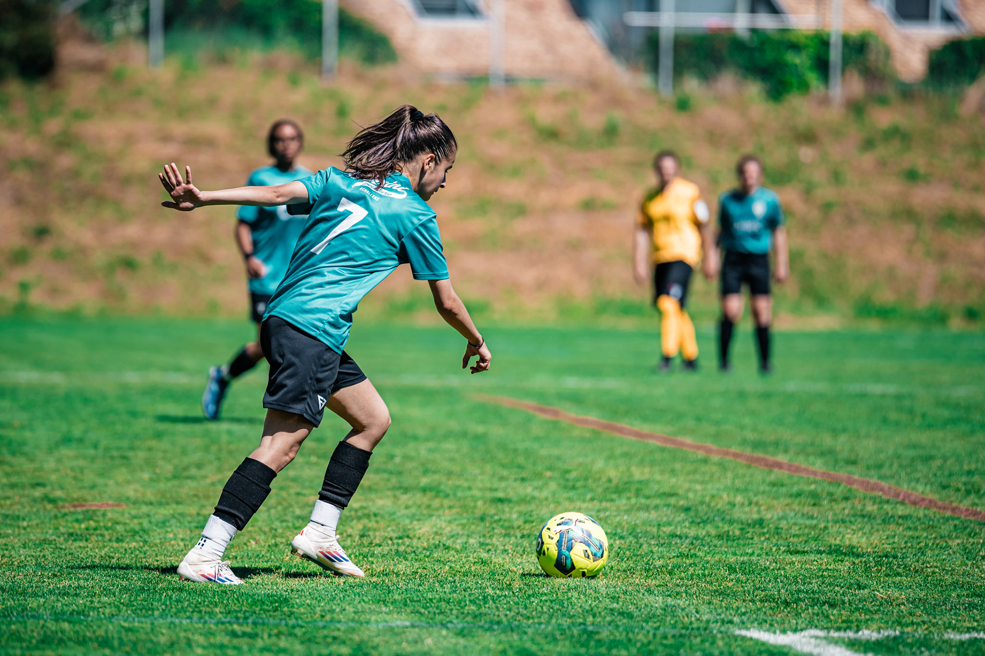 FC Aigle - FC Echallens Région I au Stade des Ruvines. (Christian António/LibsVisuals.com)