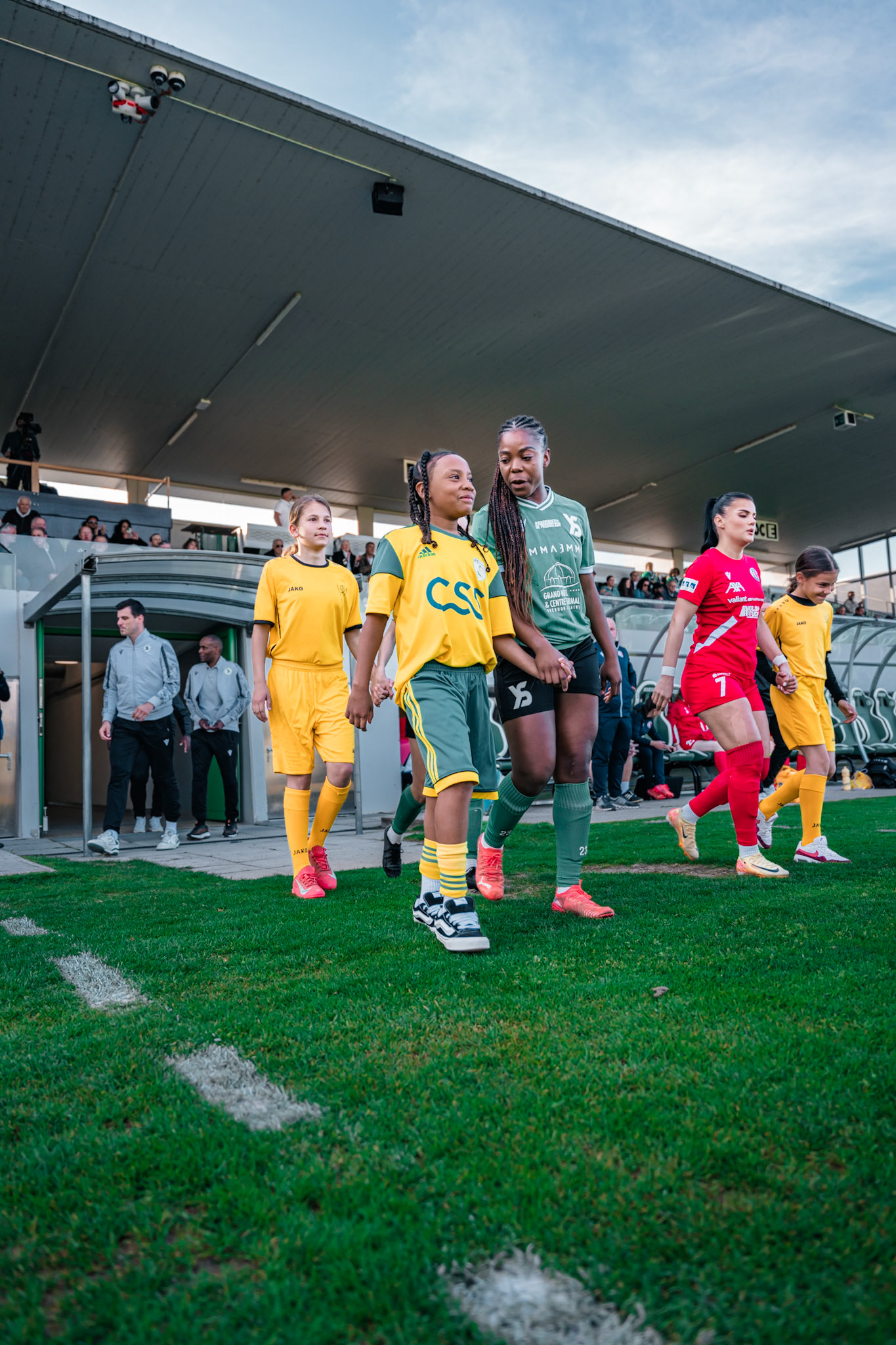 Yverdon Sport FC et Frauenteam Thun Berner-Oberland au Stade Municipal. (Christian António/LibsVisuals.com)