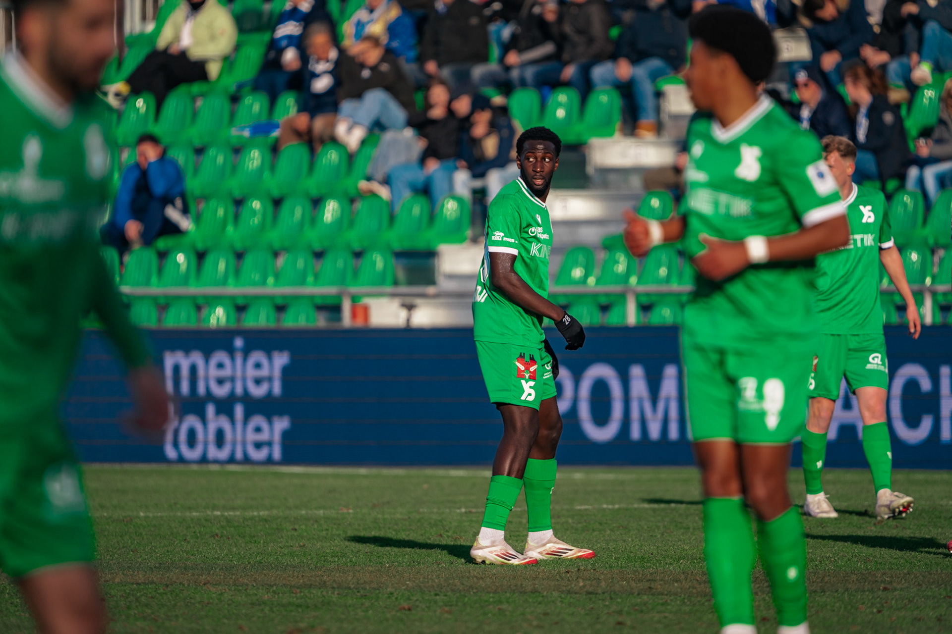 Yverdon Sport FC et FC Luzern au Stade Municipal. (Christian António/LibsVisuals.com)