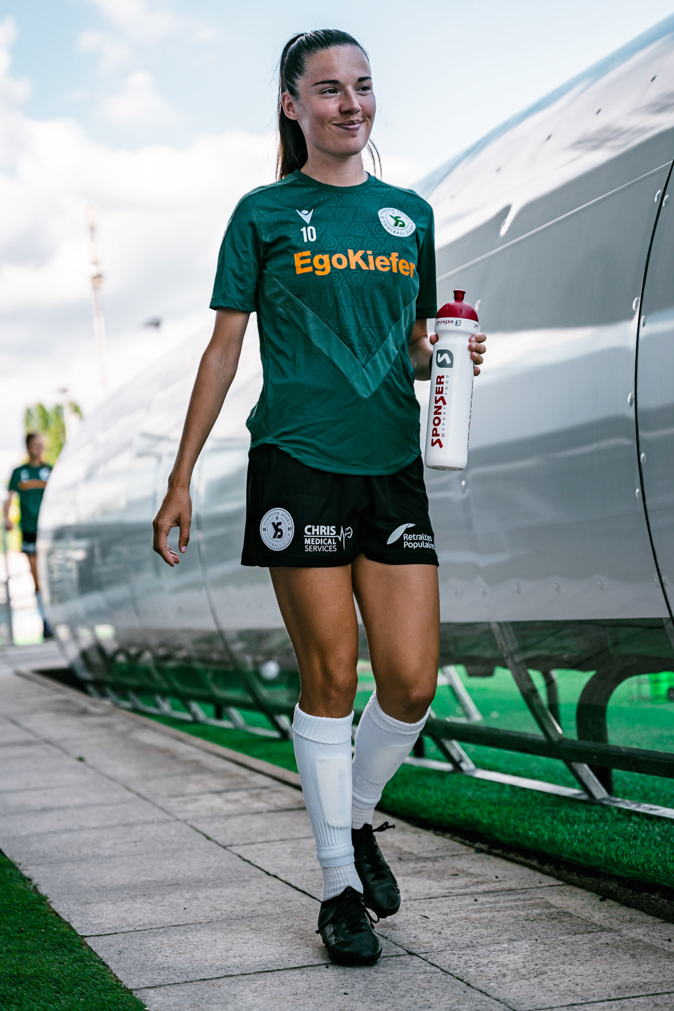 Match championnat LNB féminine opposant Yverdon Sport FC et FC Schlieren au Stade Municipal. (Christian António/LibsVisuals.com)