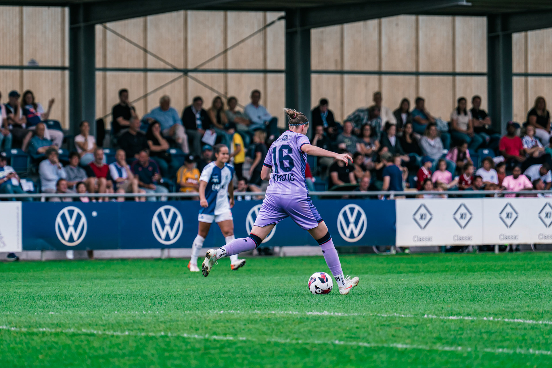 Match de l’AXA Women’s Super League opposant GC Frauenfussball et FC Basel 1893 au GC/Campus, Niederhasli (Platz 1). (Christian António/LibsVisuals.com)