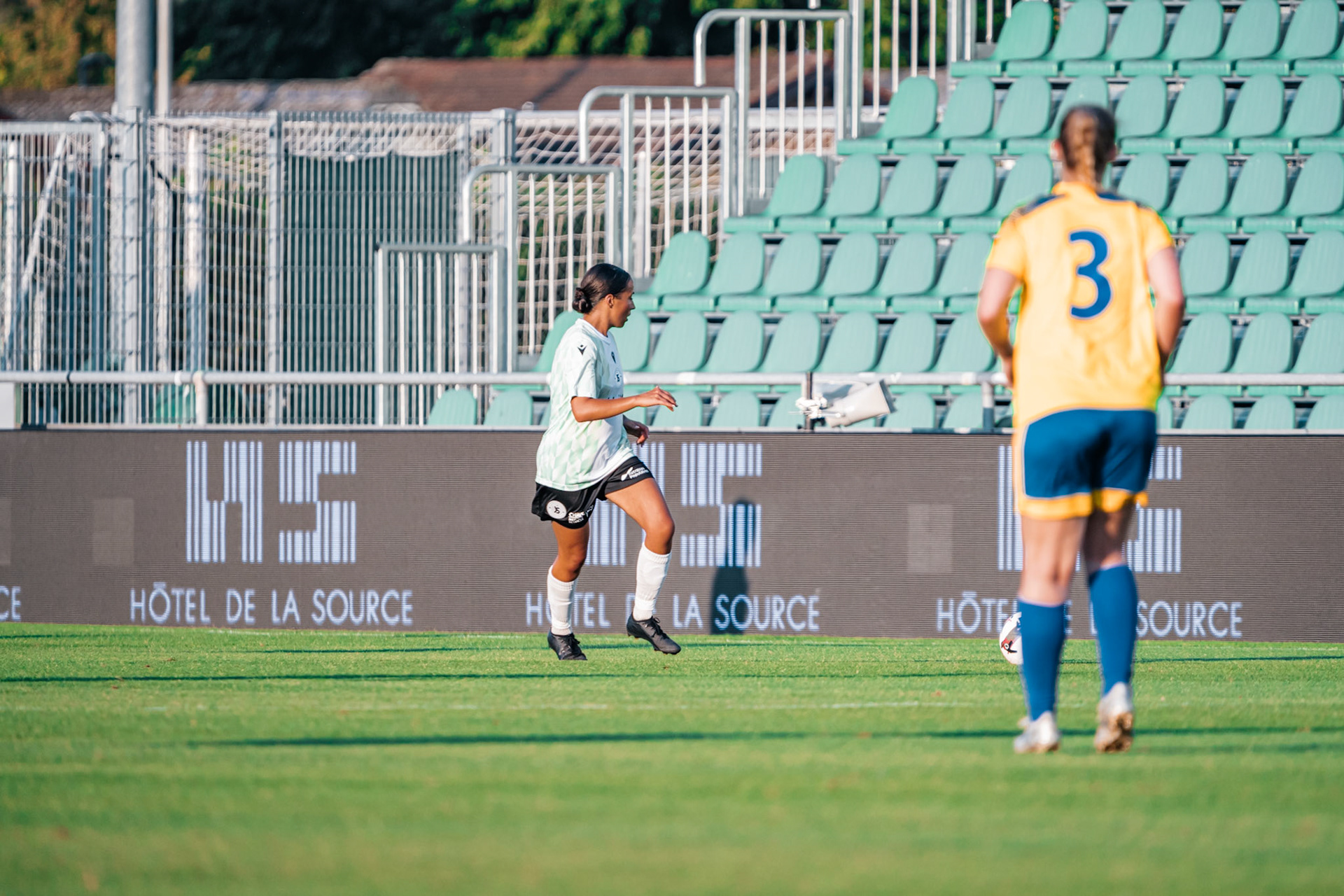 Match championnat opposant Yverdon Sport – FC Wädenswil au Stade Municipal. (Christian António/LibsVisuals.com)