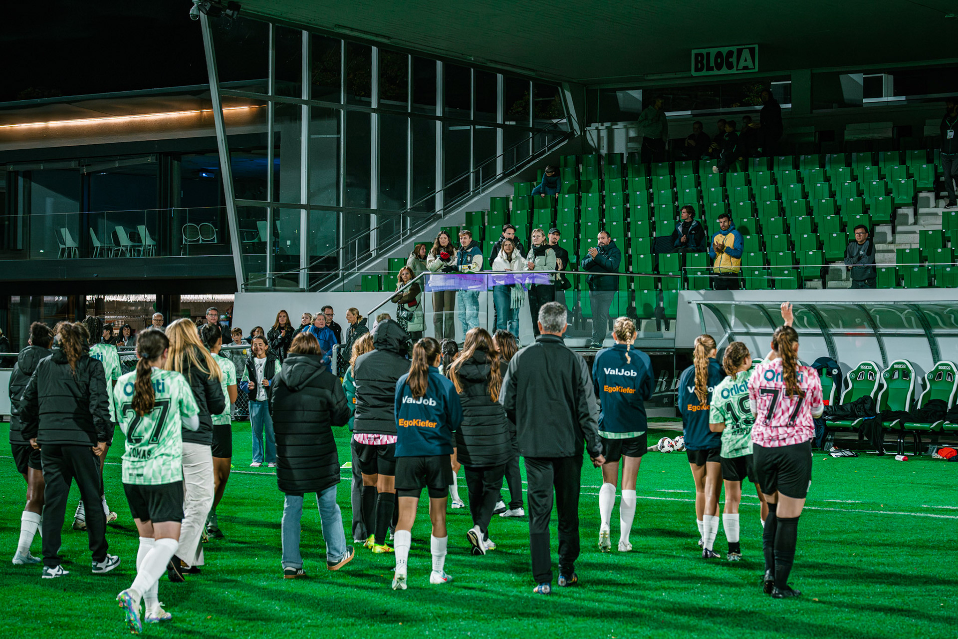 Match championnat LNB féminine opposant Yverdon Sport FC et FC Oerlikon/Polizei ZH 1 au Stade Municipal. (Christian António/LibsVisuals.com)