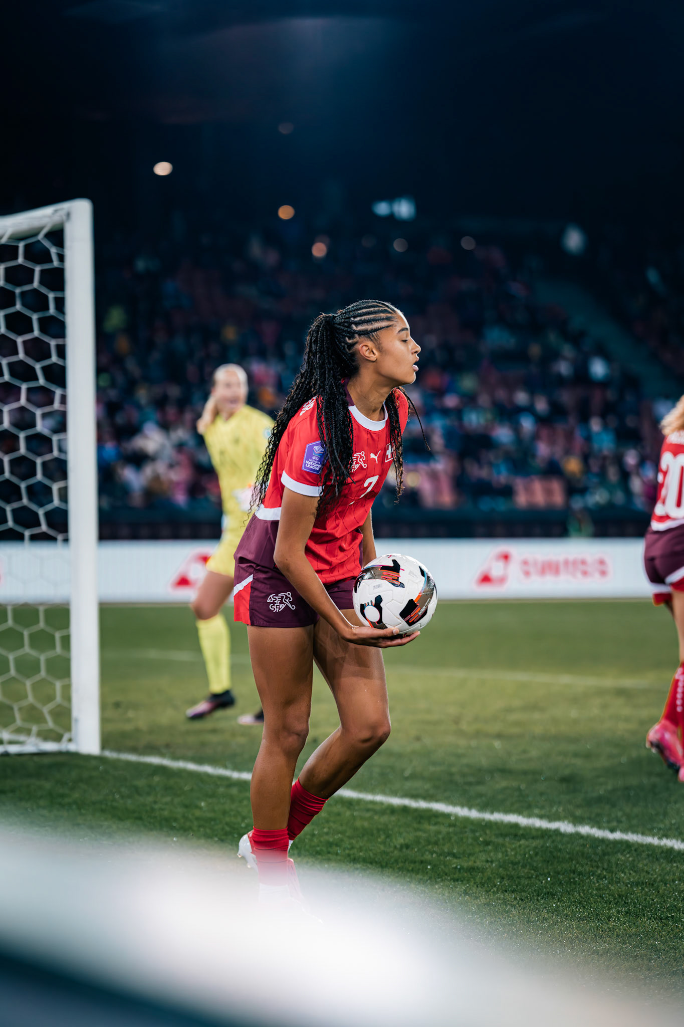 UEFA Women's Nations League Suisse - Islande au Stadion Letzigrund. (Christian António/LibsVisuals.com)