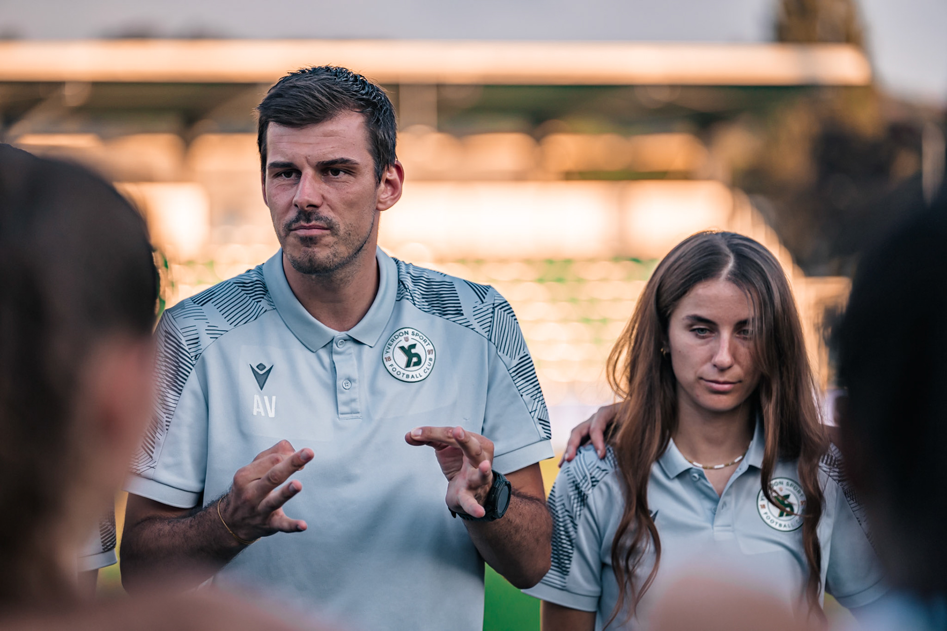 Match championnat opposant Yverdon Sport – FC Wädenswil au Stade Municipal. (Christian António/LibsVisuals.com)