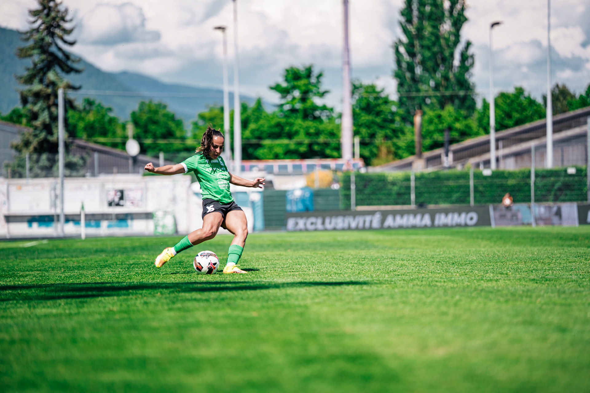Yverdon Sport FC et FC Schlieren au Stade Municipal. (Christian António/LibsVisuals.com)