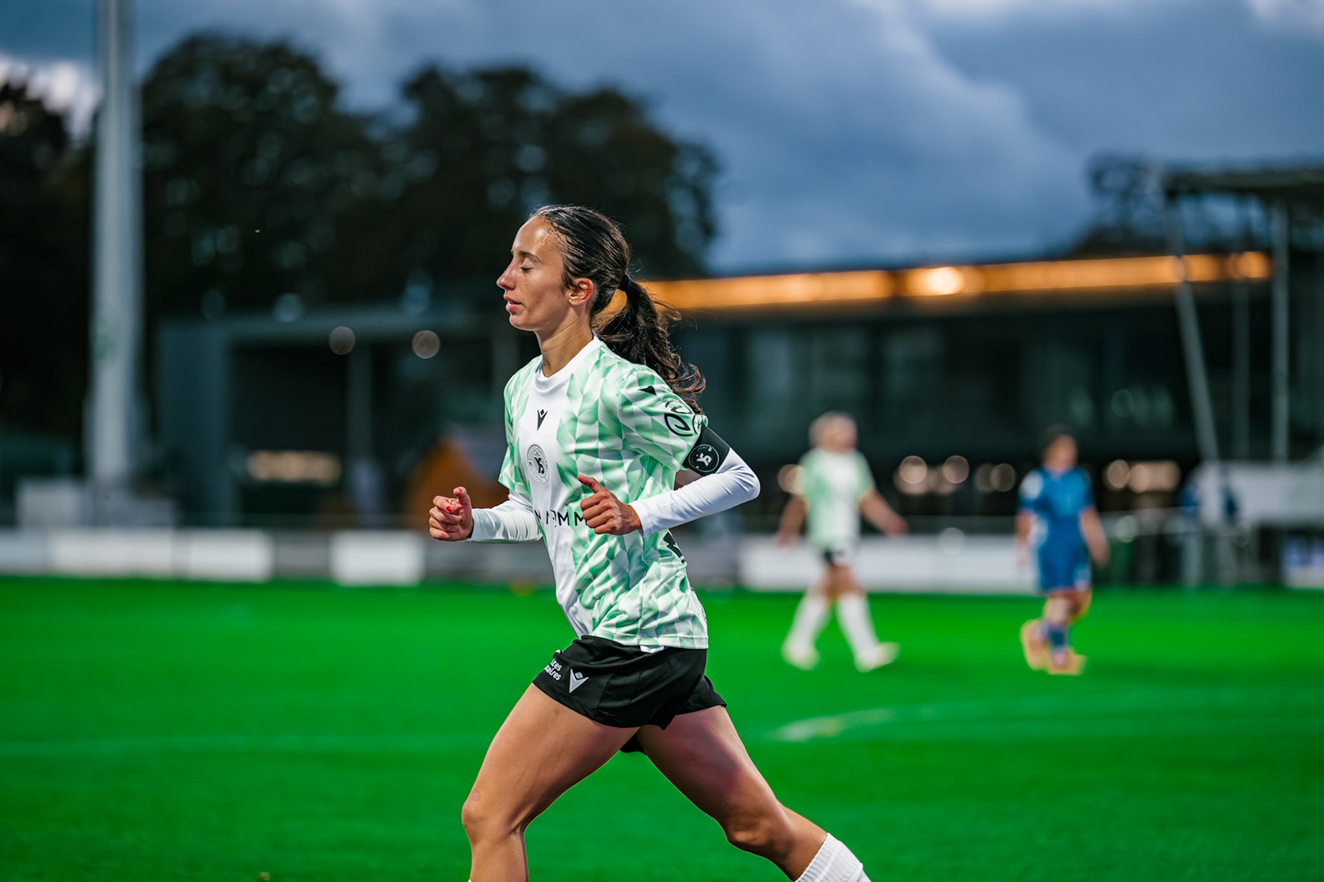 Match championnat LNB féminine opposant Yverdon Sport FC et FC Oerlikon/Polizei ZH 1 au Stade Municipal. (Christian António/LibsVisuals.com)