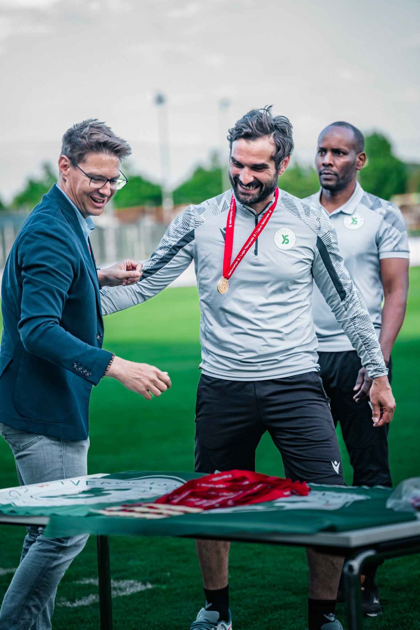 Yverdon Sport FC et FC Rapperswil-Jona au Stade Municipal. (Christian António/LibsVisuals.com)