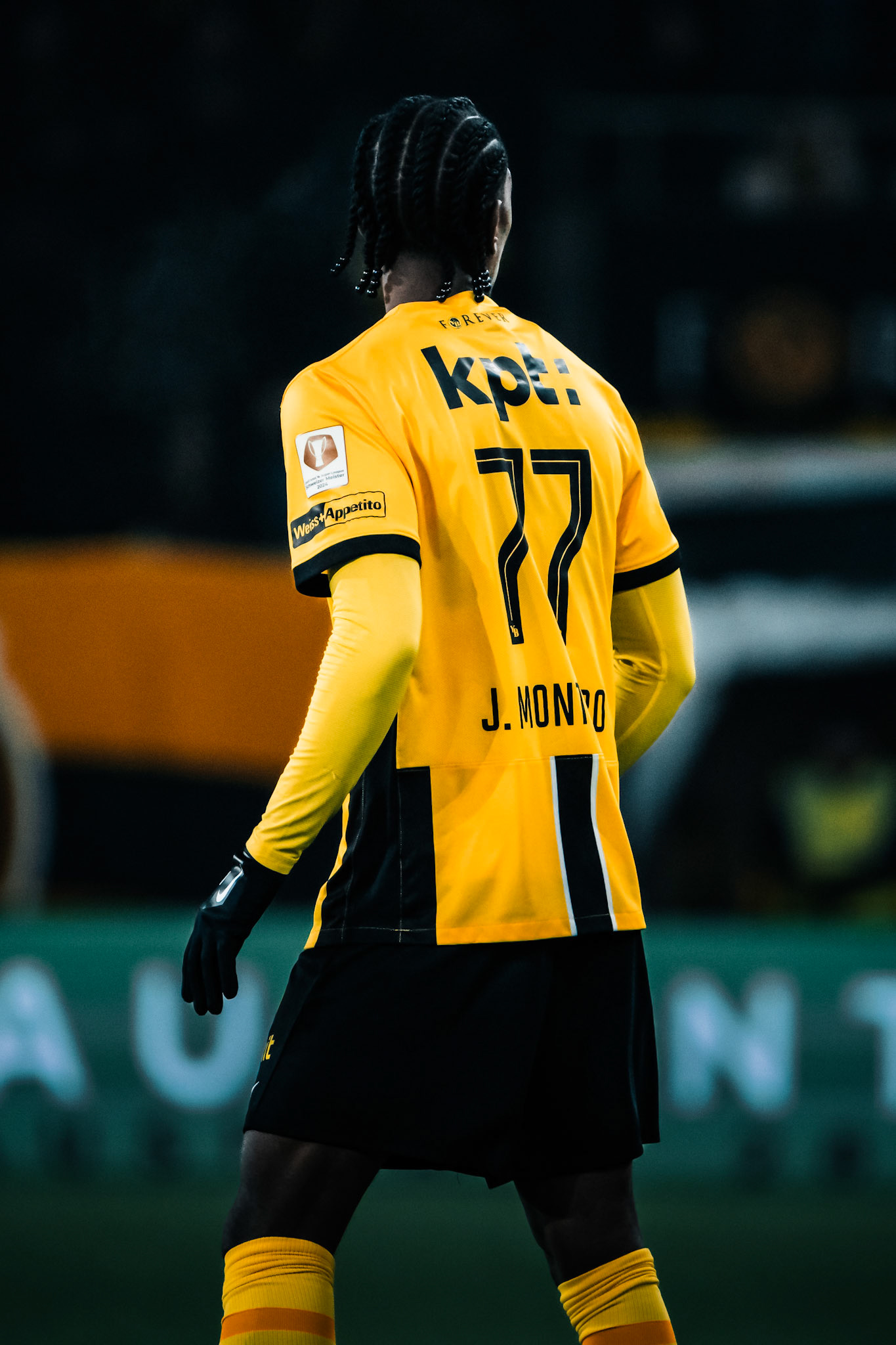 Joël Monteiro, Milieu du BSC Young Boys lors du match entre BSC Young Boys et FC Winterthur au Stadion Wankdorf. (Christian António/LibsVisuals.com)