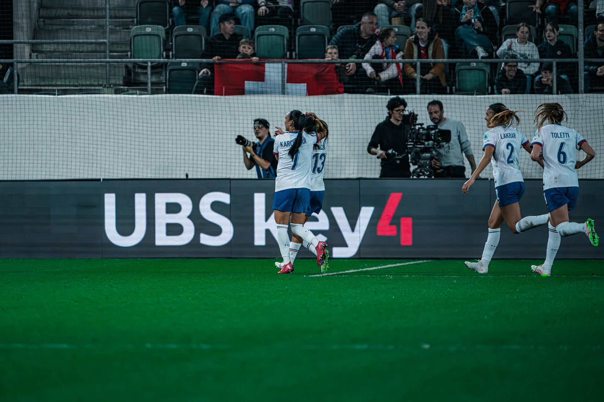 UEFA Women’s Nations League Suisse - France au Kybunpark. (Christian António/LibsVisuals.com)