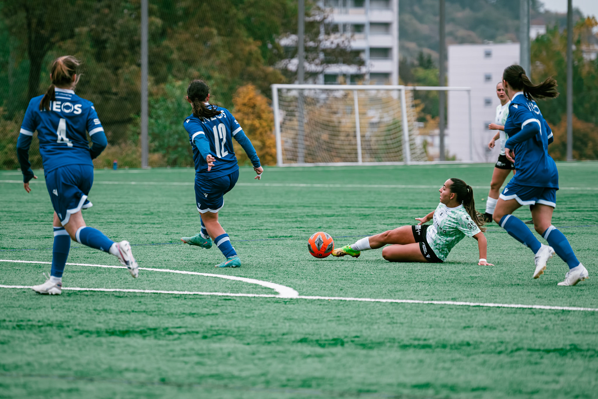 Match AXA Women’s Cup (1/16 de finale) opposant FC Lausanne-Sport et Yverdon Sport FC au Centre sportif de la Tuilière. (Christian António/LibsVisuals.com)