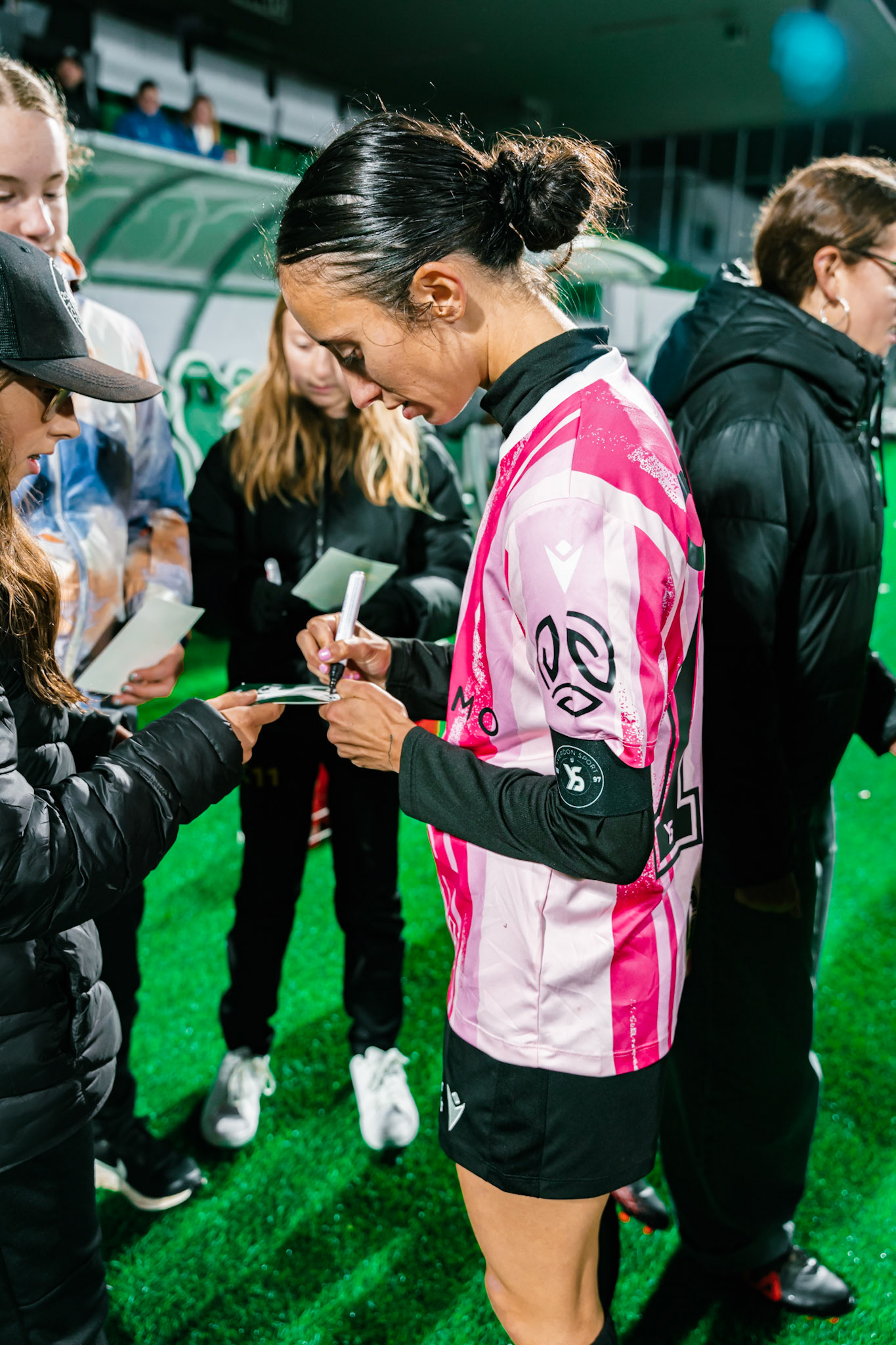 Match de championnat LNB féminine opposant Yverdon Sport FC et le FC Lugano au Stade Municipal, Yverdon-les-Bains. (Christian António / LibsVisuals.com)