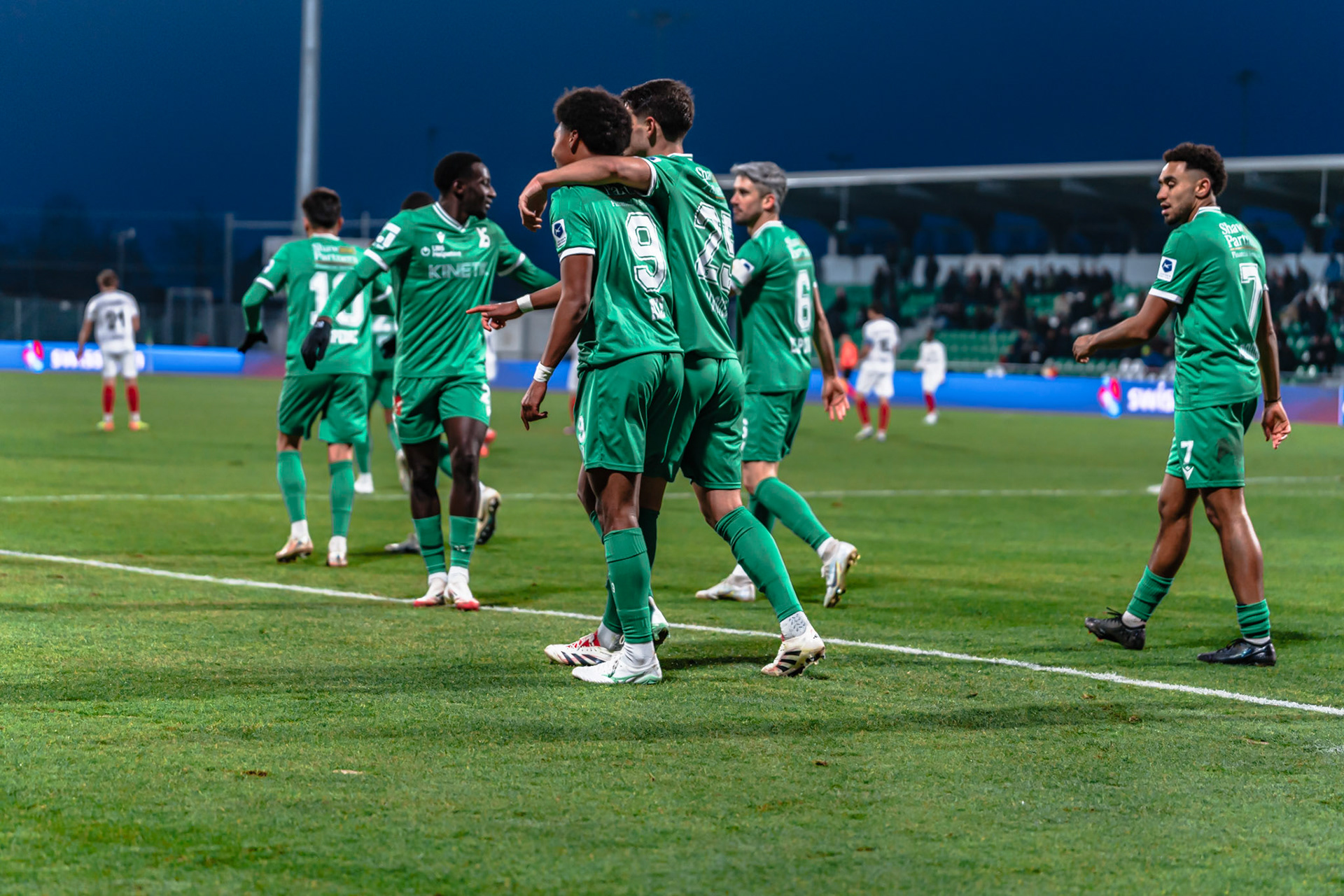 Yverdon Sport FC et FC Winterthur au Stade Municipal. (Christian António/LibsVisuals.com)