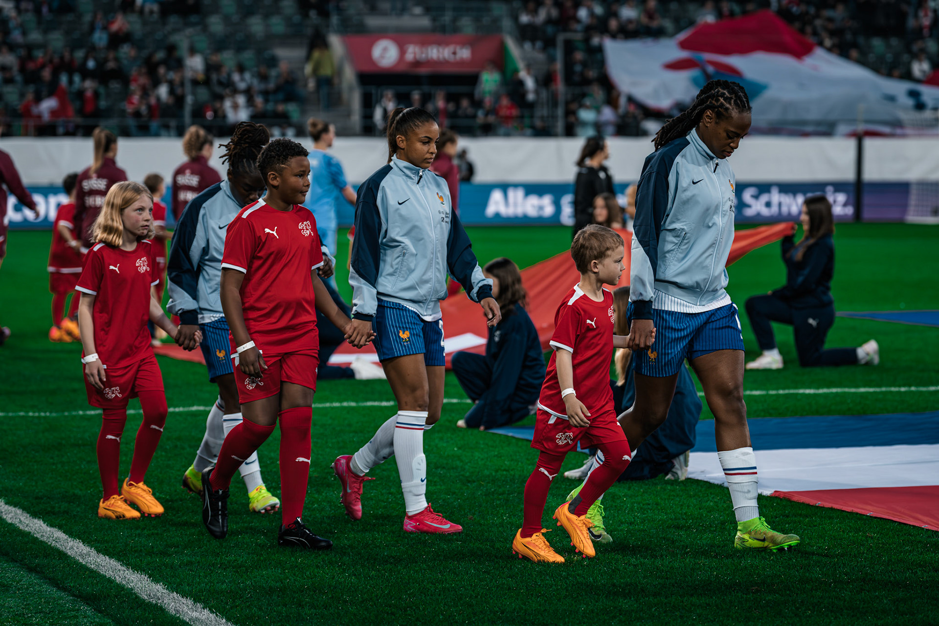 UEFA Women’s Nations League Suisse - France au Kybunpark. (Christian António/LibsVisuals.com)