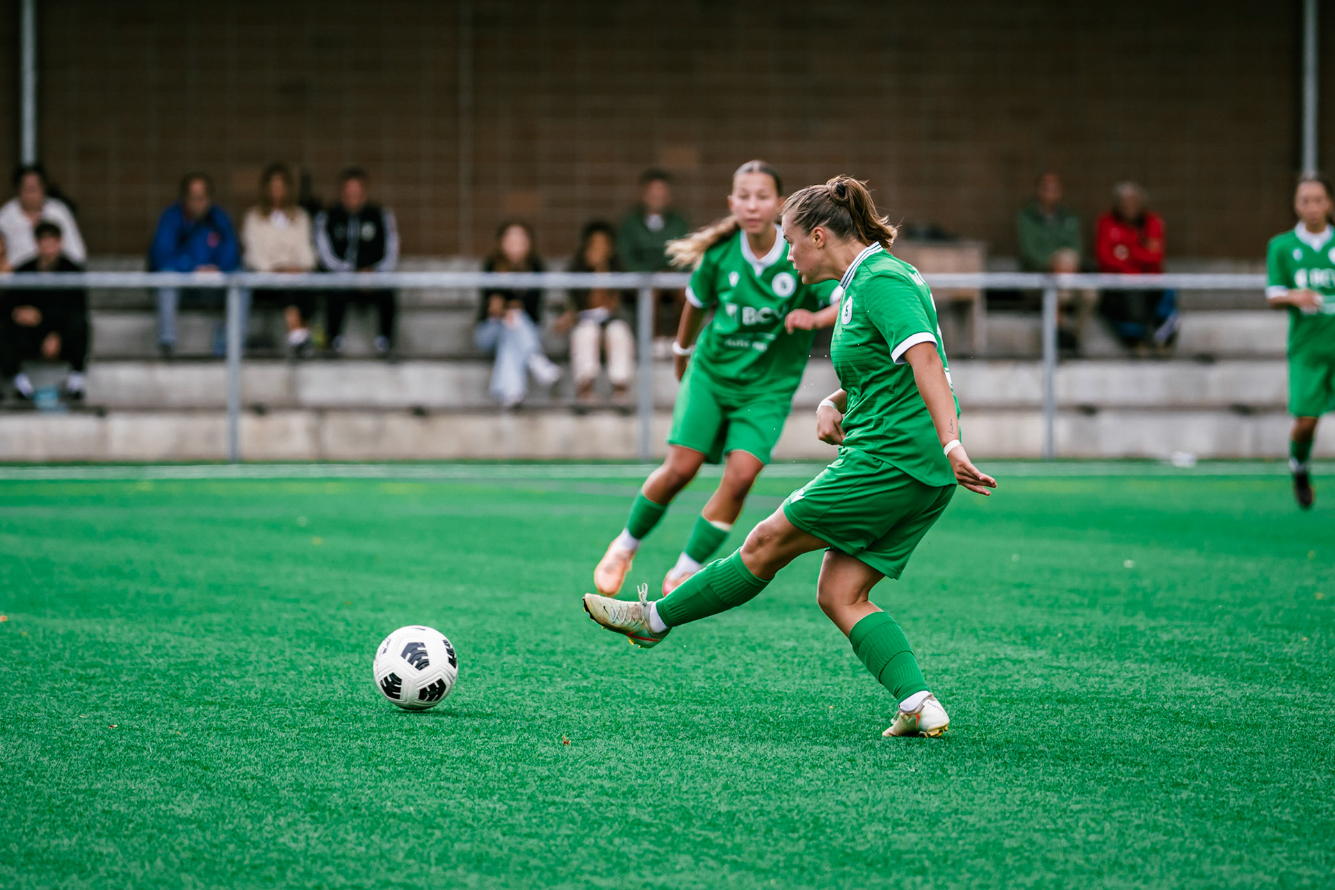Match championnat opposant BSC YB Frauen U-20 - Yverdon Sport U-20 au Sportplatz Wyler. (Christian António/LibsVisuals.com)