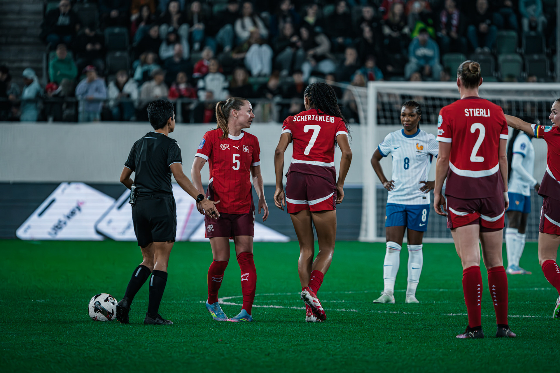 UEFA Women’s Nations League Suisse - France au Kybunpark. (Christian António/LibsVisuals.com)