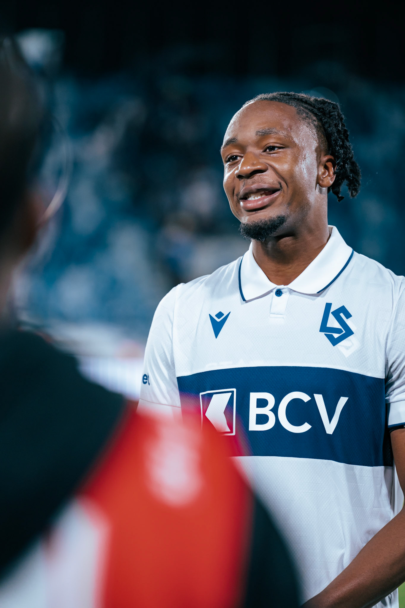 Match aller du tour de barrage de l’UEFA Europa Conference League 2025/26 opposant Lausanne-Sport et le Beşiktaş JK au Stade de la Tuilière. (Christian António/LibsVisuals.com)