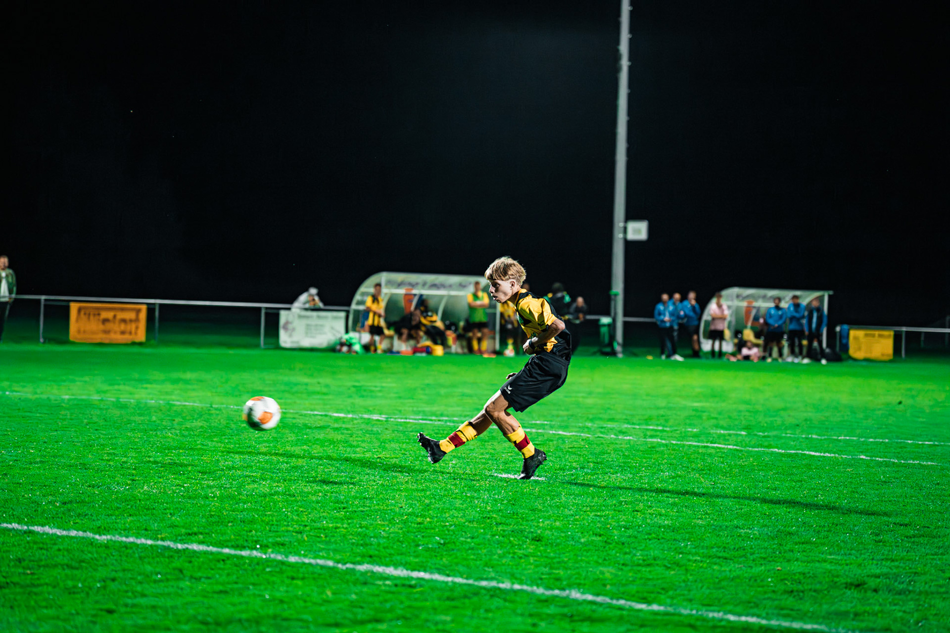 Match BCV Cup opposant FC Corcelles-Payerne I – FC Poliez-Pittet IA à la Place de sports Freybonnaz. (Christian António/LibsVisuals.com)