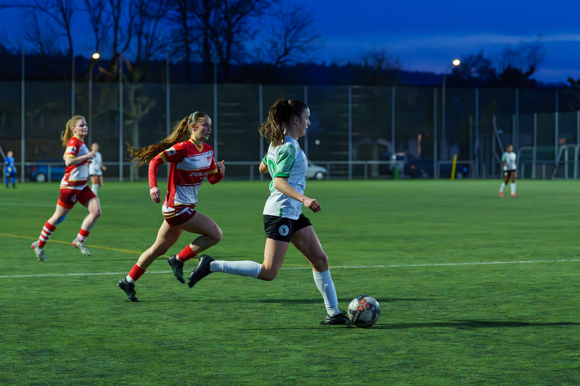 FC Solothurn Frauen et Yverdon Sport FC au Stadion FC Solothurn. (Christian António/LibsVisuals.com)