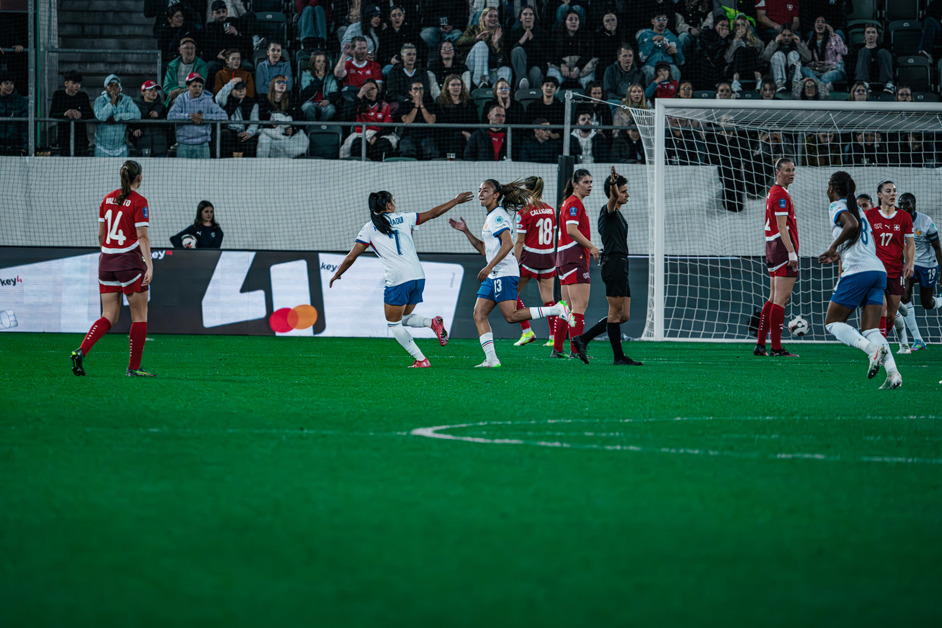 UEFA Women’s Nations League Suisse - France au Kybunpark. (Christian António/LibsVisuals.com)