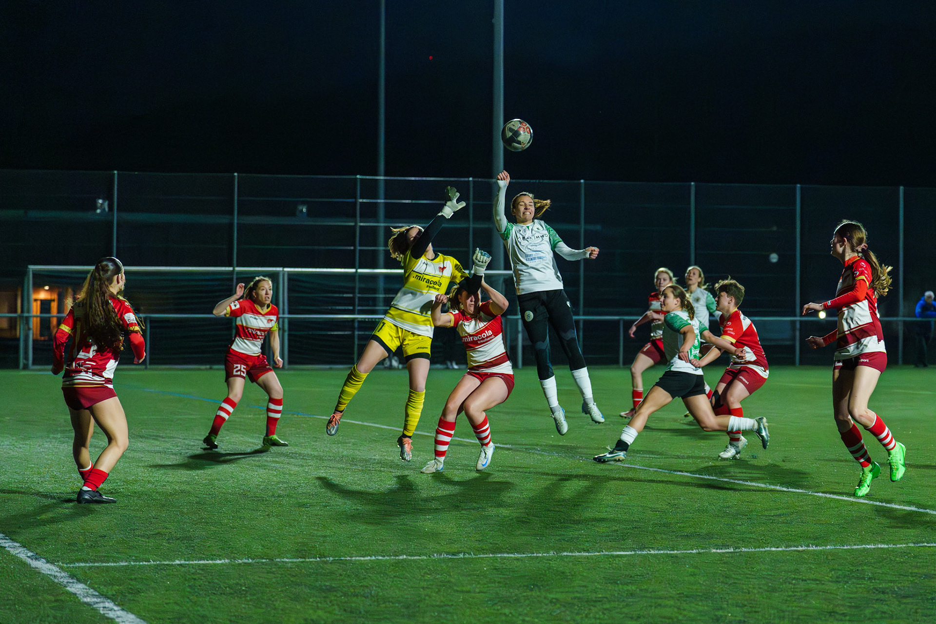 FC Solothurn Frauen et Yverdon Sport FC au Stadion FC Solothurn. (Christian António/LibsVisuals.com)