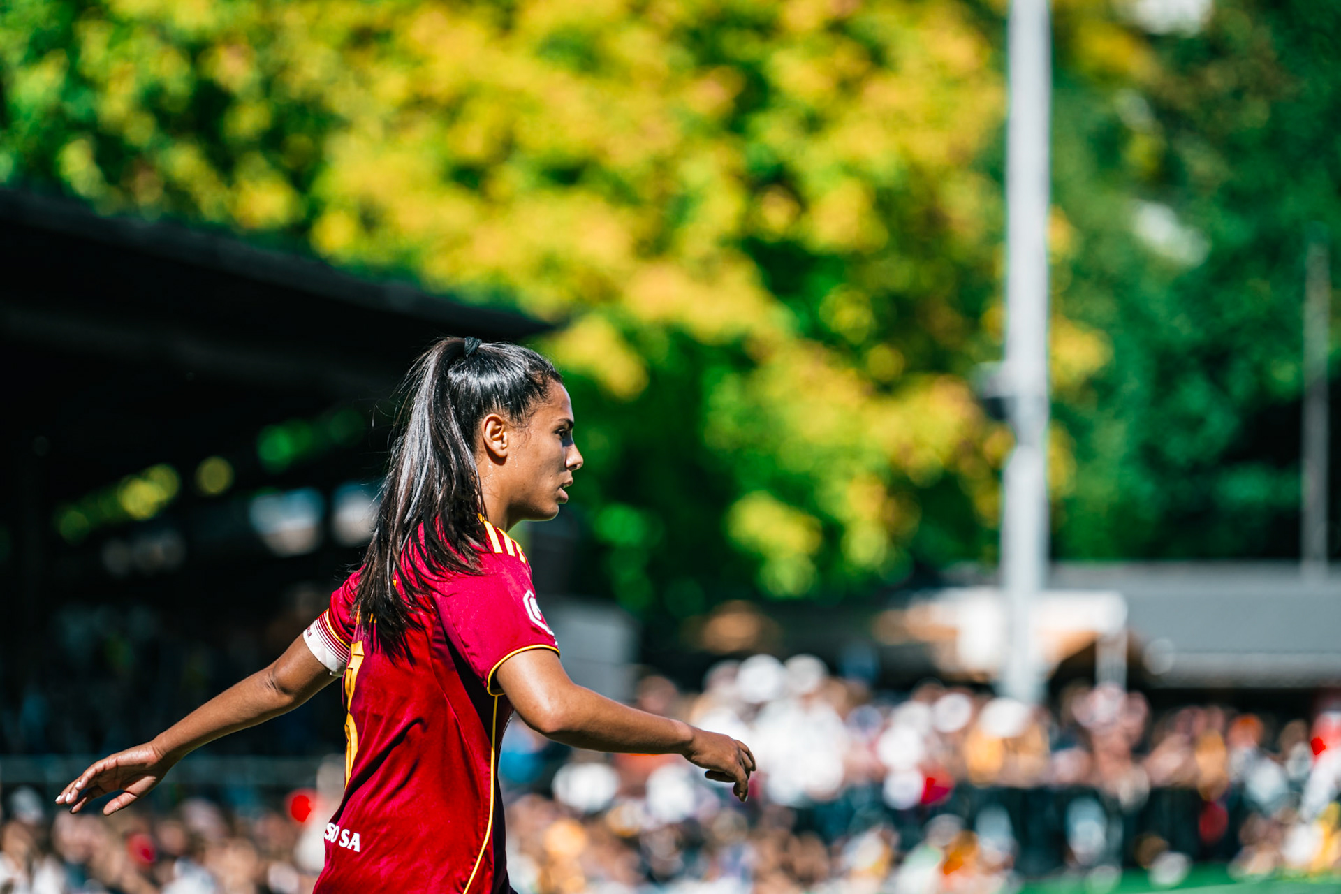 Match de l’AXA Women’s Super League opposant BSC YB Frauen et Servette FC Chênois Féminin au Spitalacker (Kunstrasenfeld), Bern. (Christian António/LibsVisuals.com)