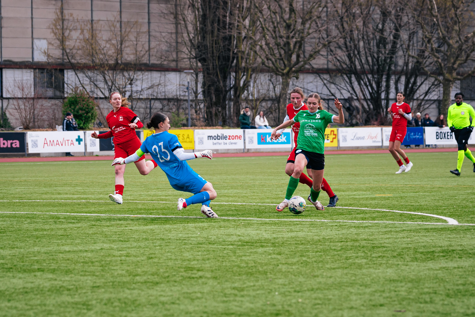 Match Amical entre FC Renens et Yverdon Sport FC au Stade sportif du Croset. (Christian António/LibsVisuals.com)