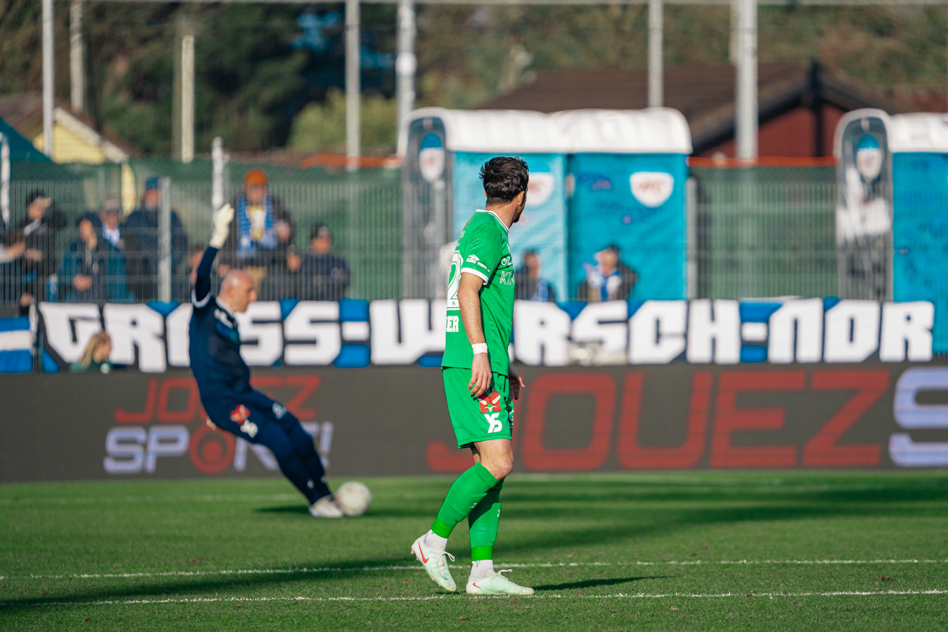 Yverdon Sport FC et FC Luzern au Stade Municipal. (Christian António/LibsVisuals.com)
