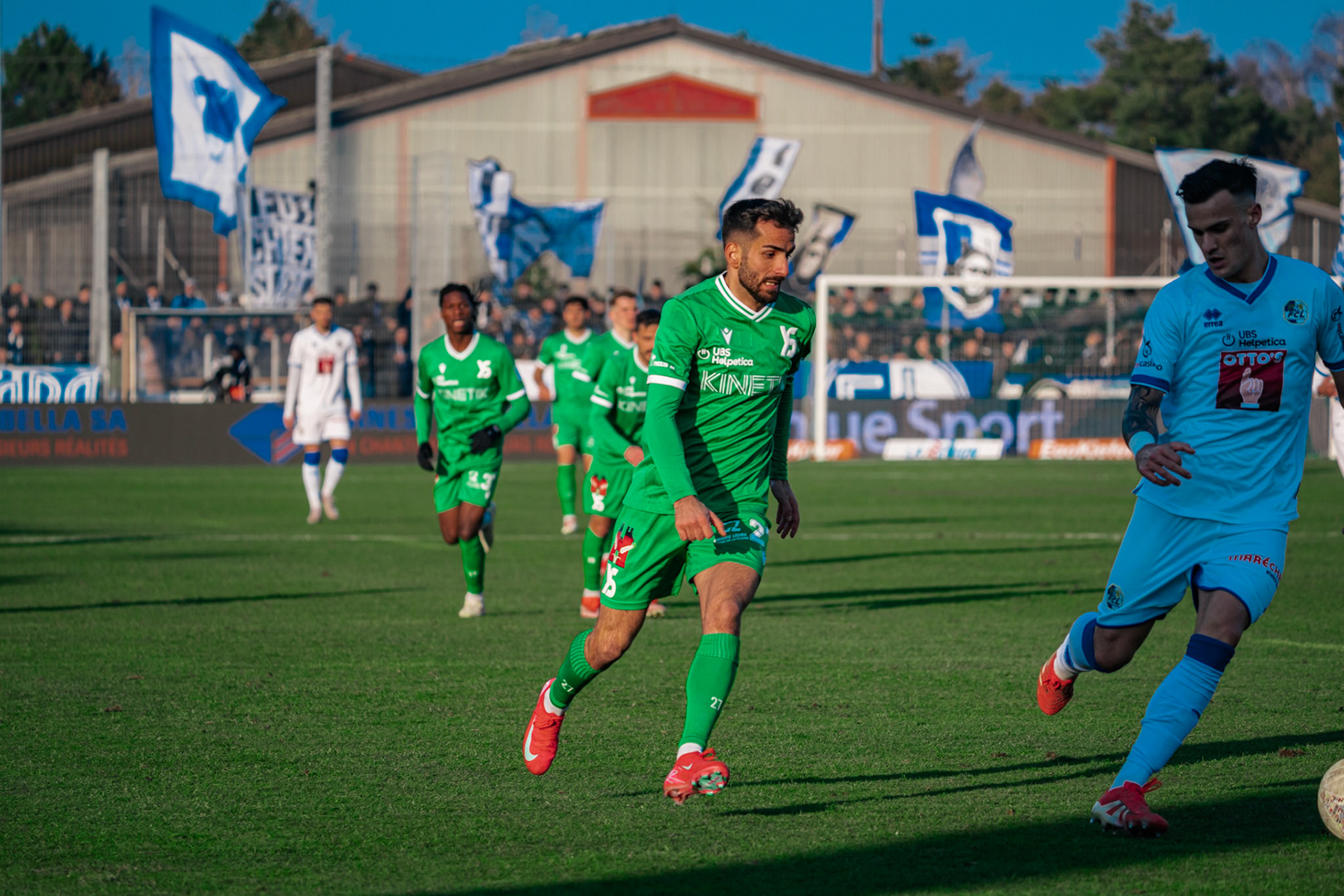 Yverdon Sport FC et FC Luzern au Stade Municipal. (Christian António/LibsVisuals.com)