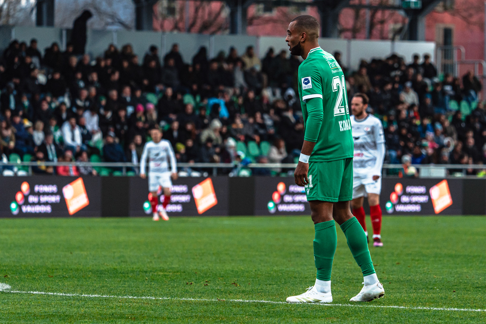 Yverdon Sport FC et FC Winterthur au Stade Municipal. (Christian António/LibsVisuals.com)
