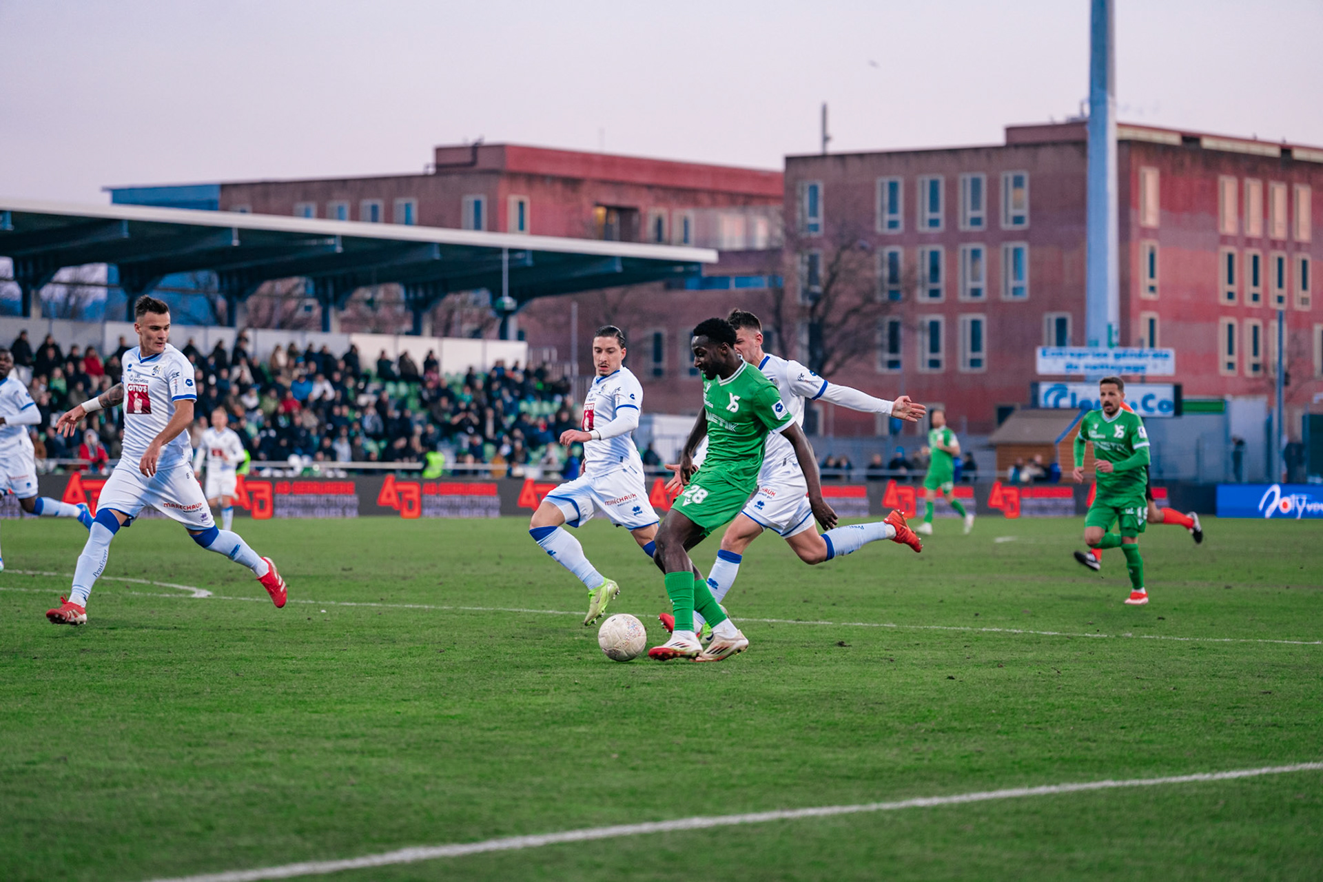 Yverdon Sport FC et FC Luzern au Stade Municipal. (Christian António/LibsVisuals.com)