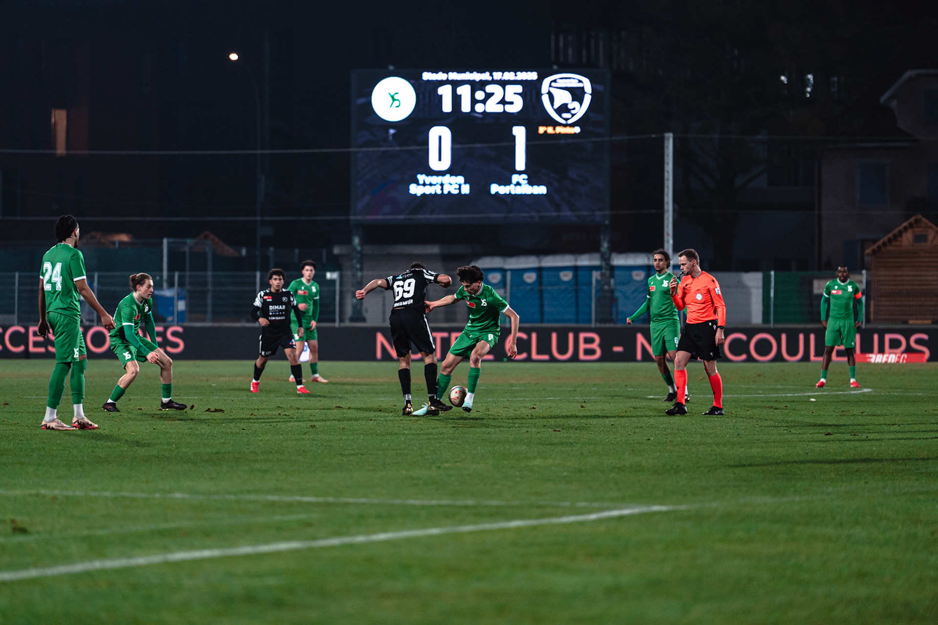 Yverdon Sport FC et Portalban-Gletterens au Stade Municipal (Christian António/LibsVisuals.com)