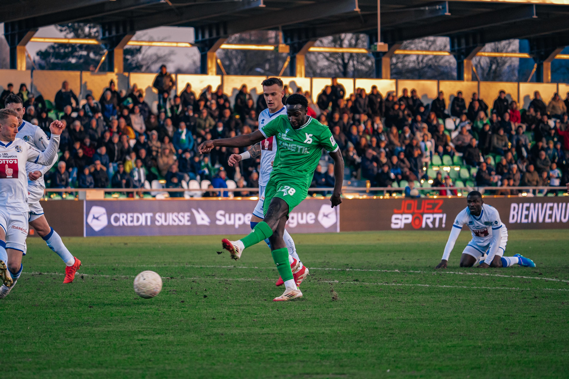 Yverdon Sport FC et FC Luzern au Stade Municipal. (Christian António/LibsVisuals.com)