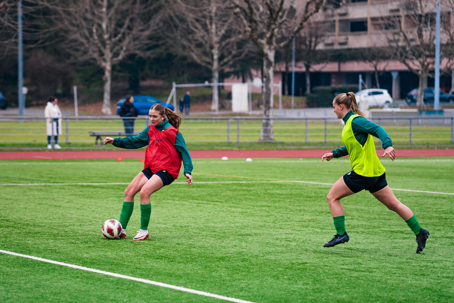 Match Amical entre FC Renens et Yverdon Sport FC au Stade sportif du Croset. (Christian António/LibsVisuals.com)