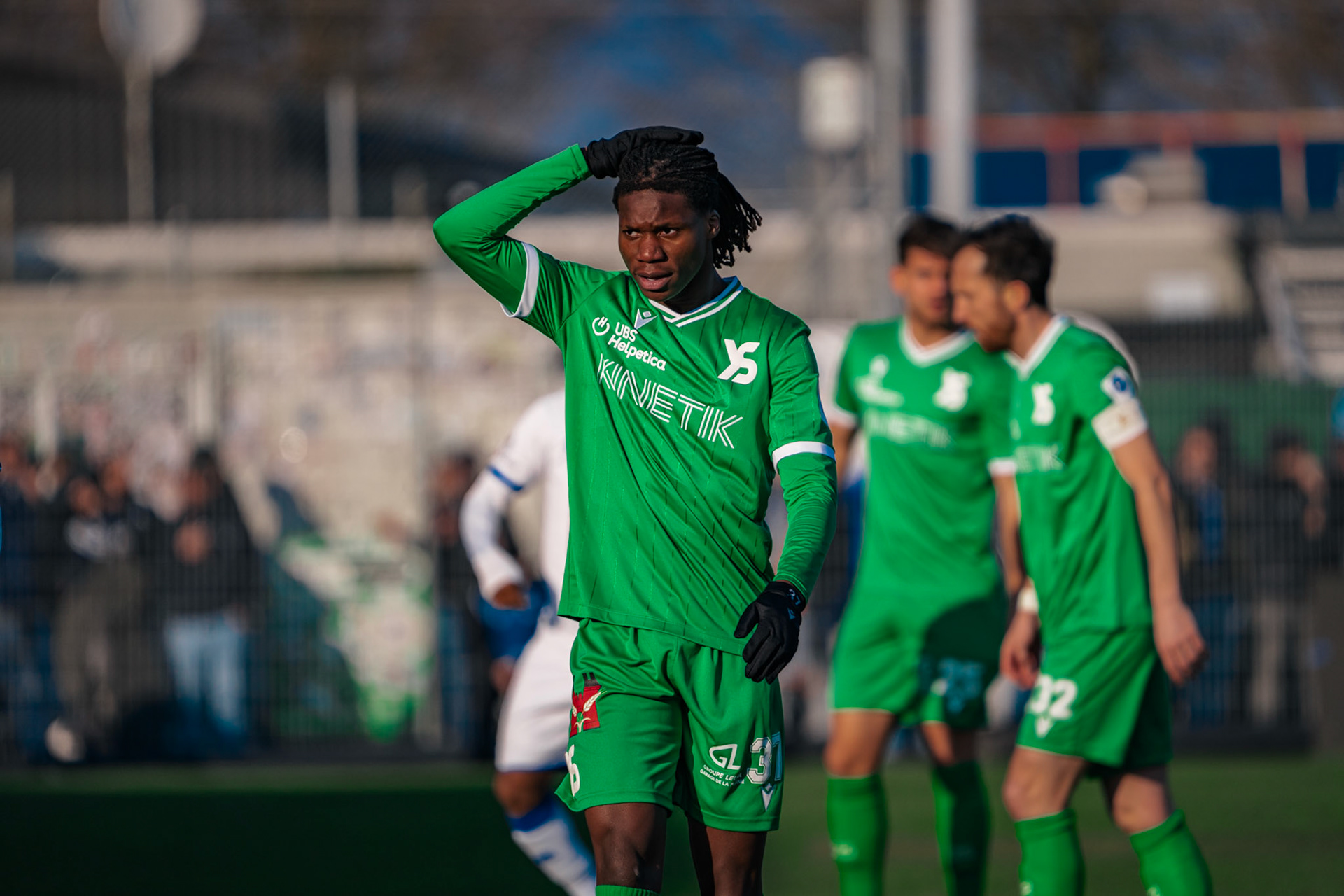 Yverdon Sport FC et FC Luzern au Stade Municipal. (Christian António/LibsVisuals.com)