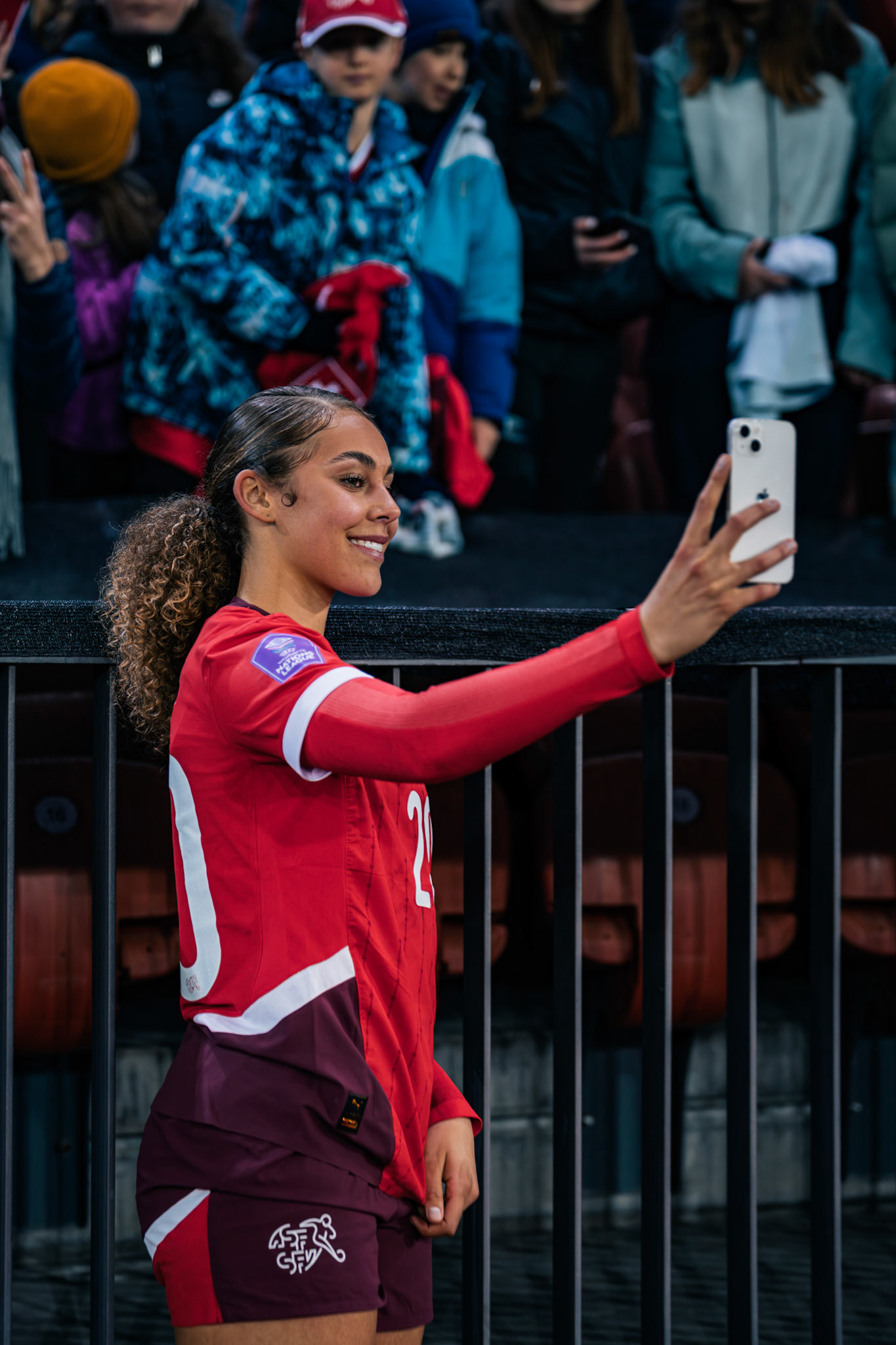 UEFA Women's Nations League Suisse - Islande au Stadion Letzigrund. (Christian António/LibsVisuals.com)